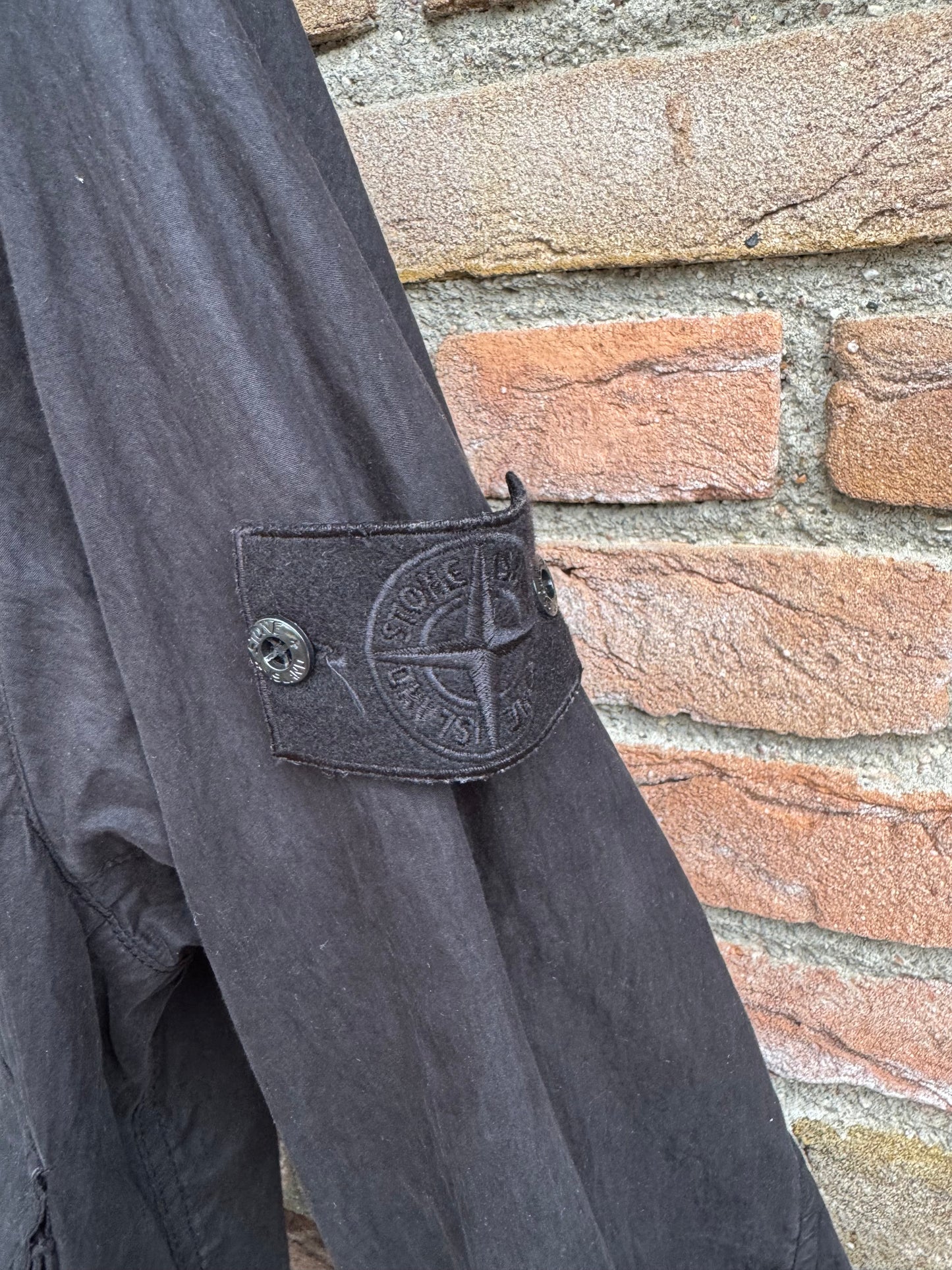Stone Island 50 Fili Resinata Ghost Parka - L