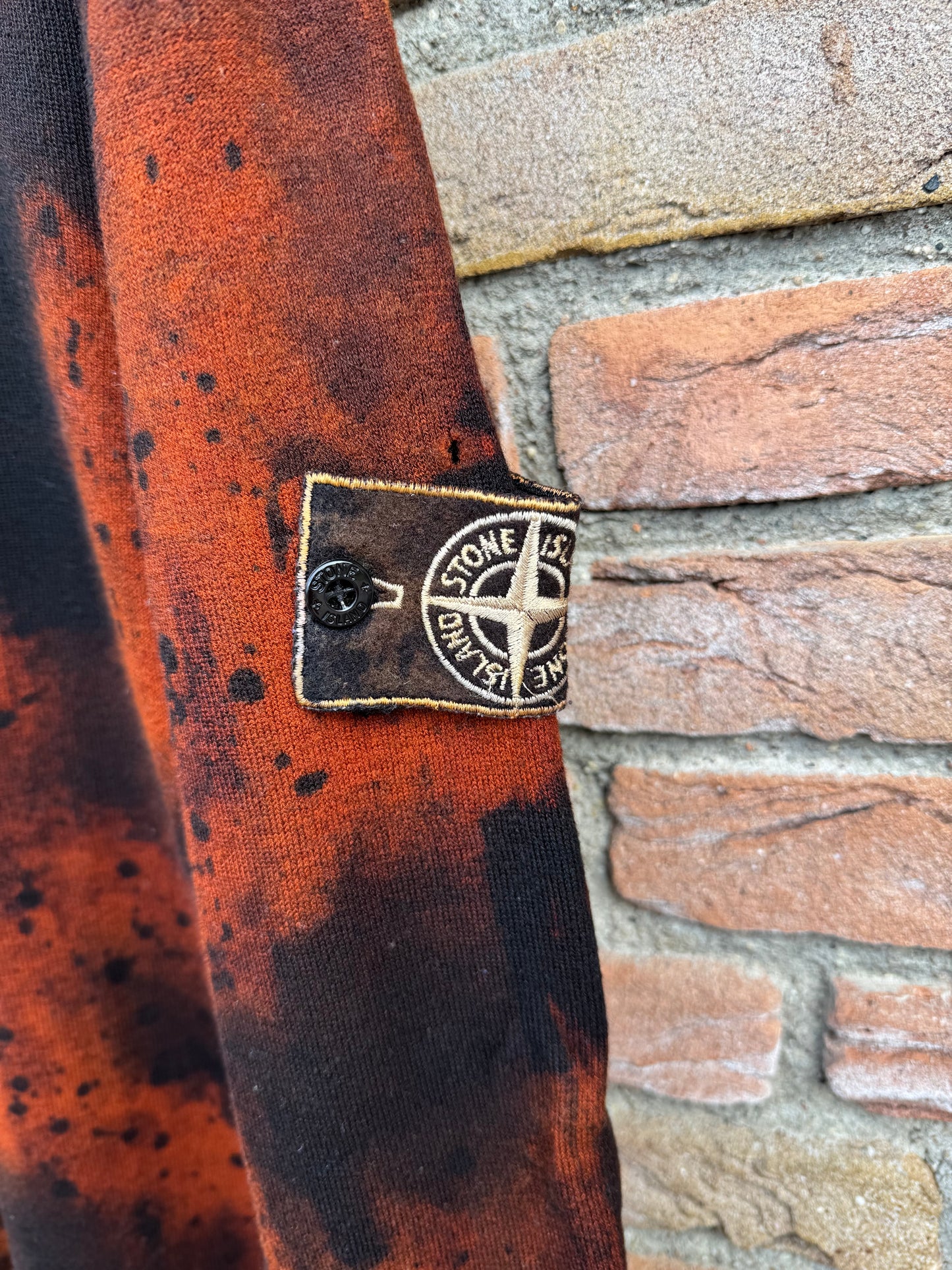 Stone Island Hand Painted Tortoise Pullover - L