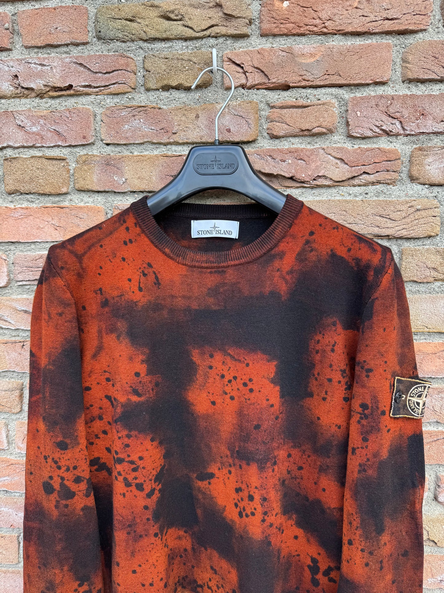 Stone Island Hand Painted Tortoise Pullover - L