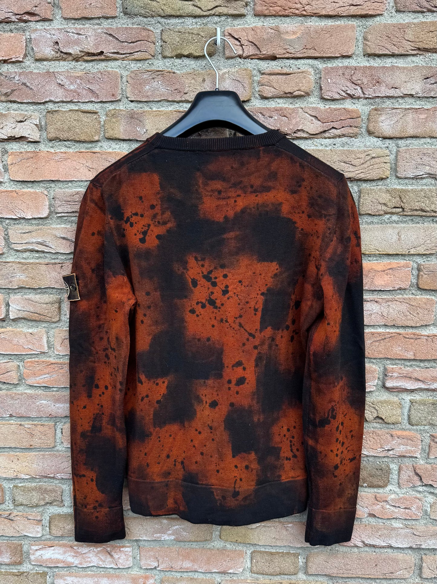 Stone Island Hand Painted Tortoise Pullover - L