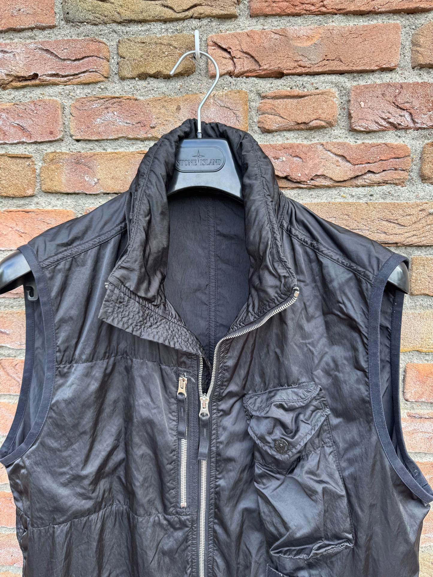 Stone Island Nylon Raso-TC Gilet - M