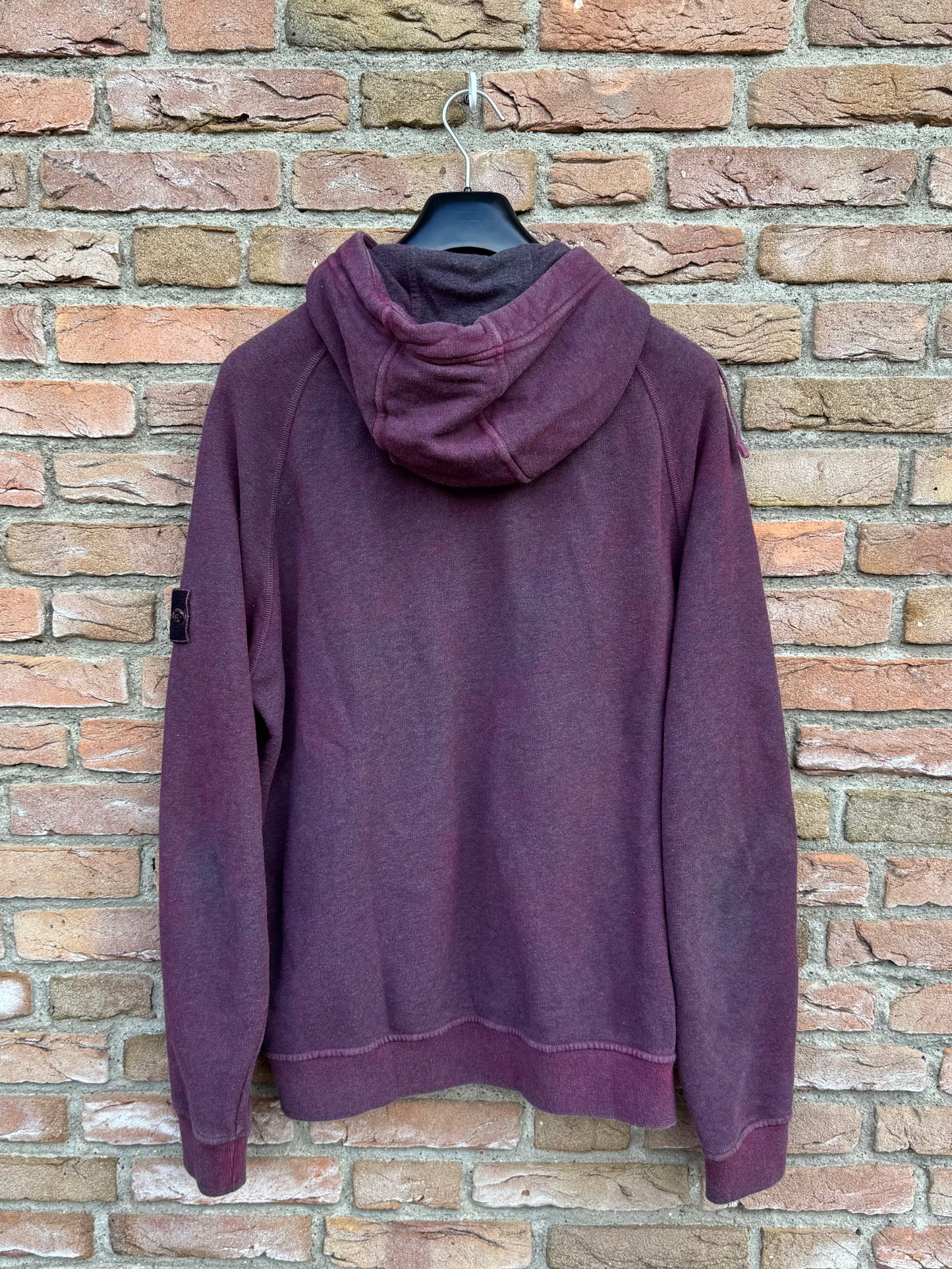 Stone Island Dust Zipped Hoodie - L