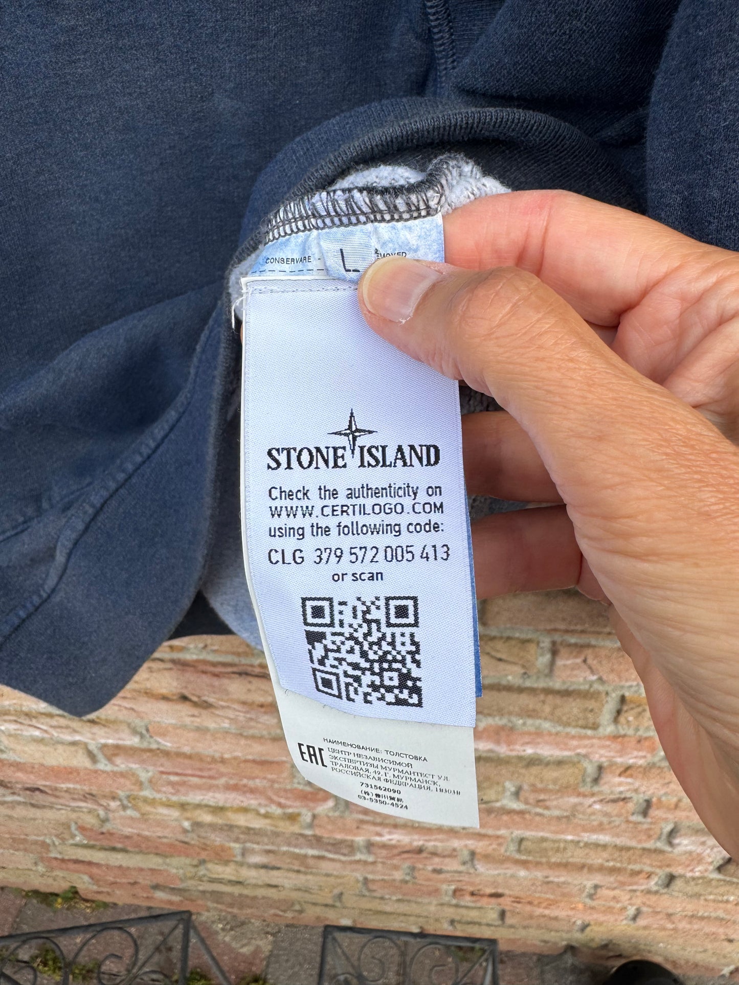 Stone Island Dust Hoodie - L