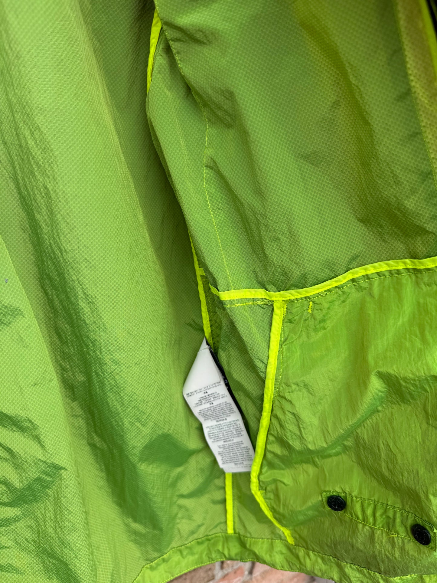 Stone Island Garment Dyed Pixel Reflective Jacket - M