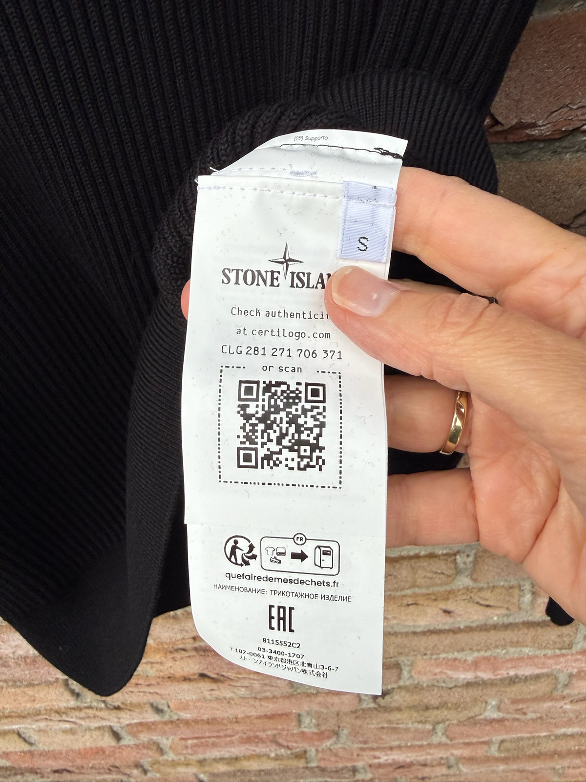 Stone Island Turtle Neck Pullover - S