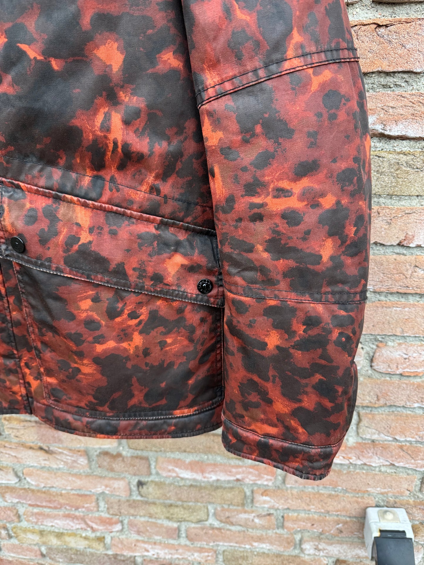 Stone Island Raso Gommato Tortoise Shell OVD Jacke - L