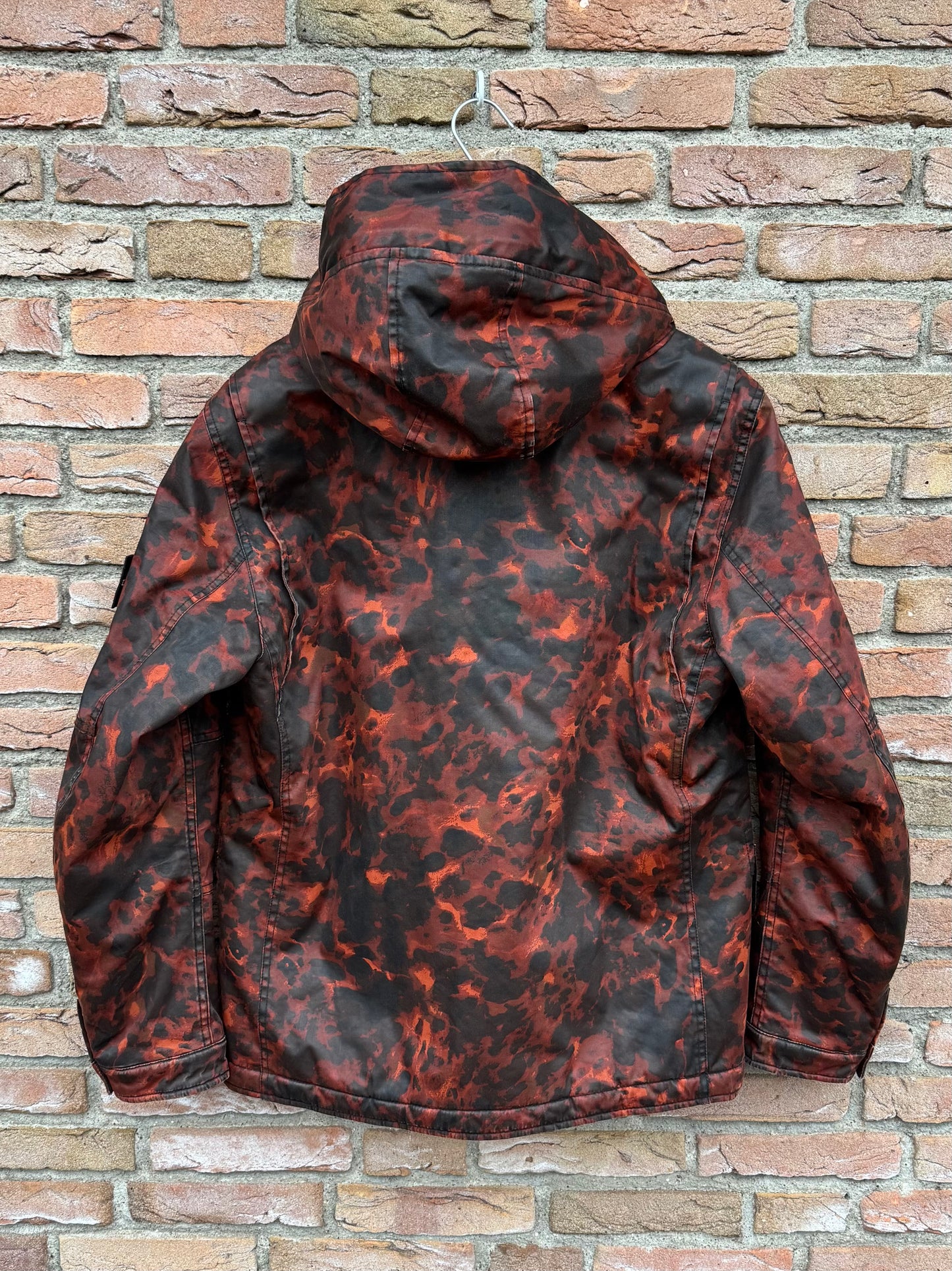 Stone Island Raso Gommato Tortoise Shell OVD Jacke - L