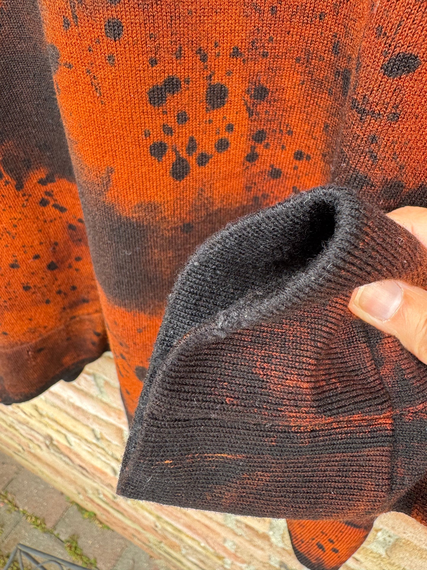 Stone Island Hand Painted Tortoise Pullover - L