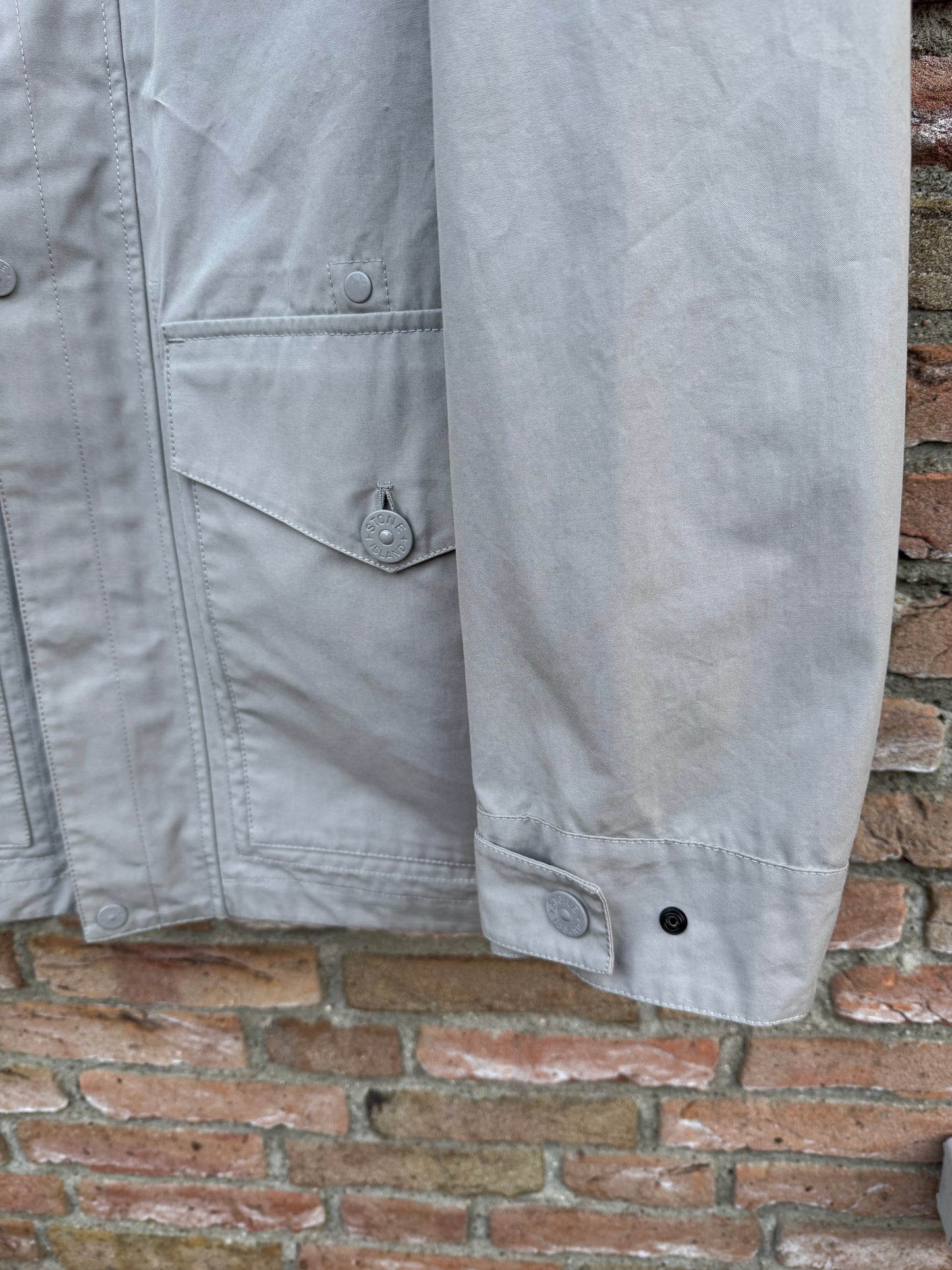 Stone Island Weatherproof Cotton Canvas Ghost Jacket - L