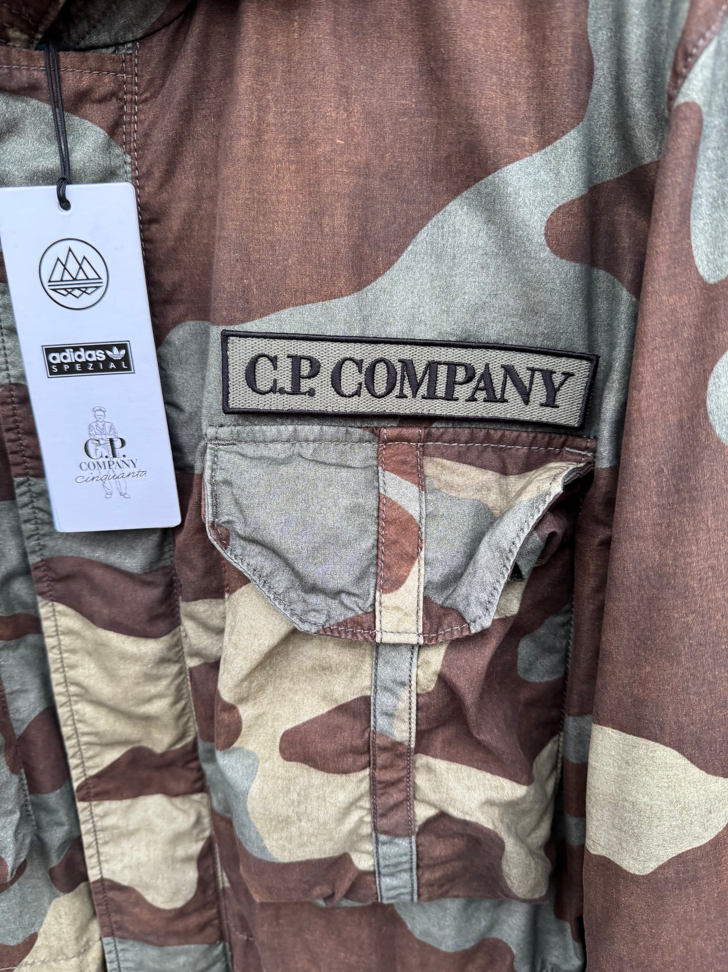 C.P. Company x Adidas Spezial Camo Jacke - L
