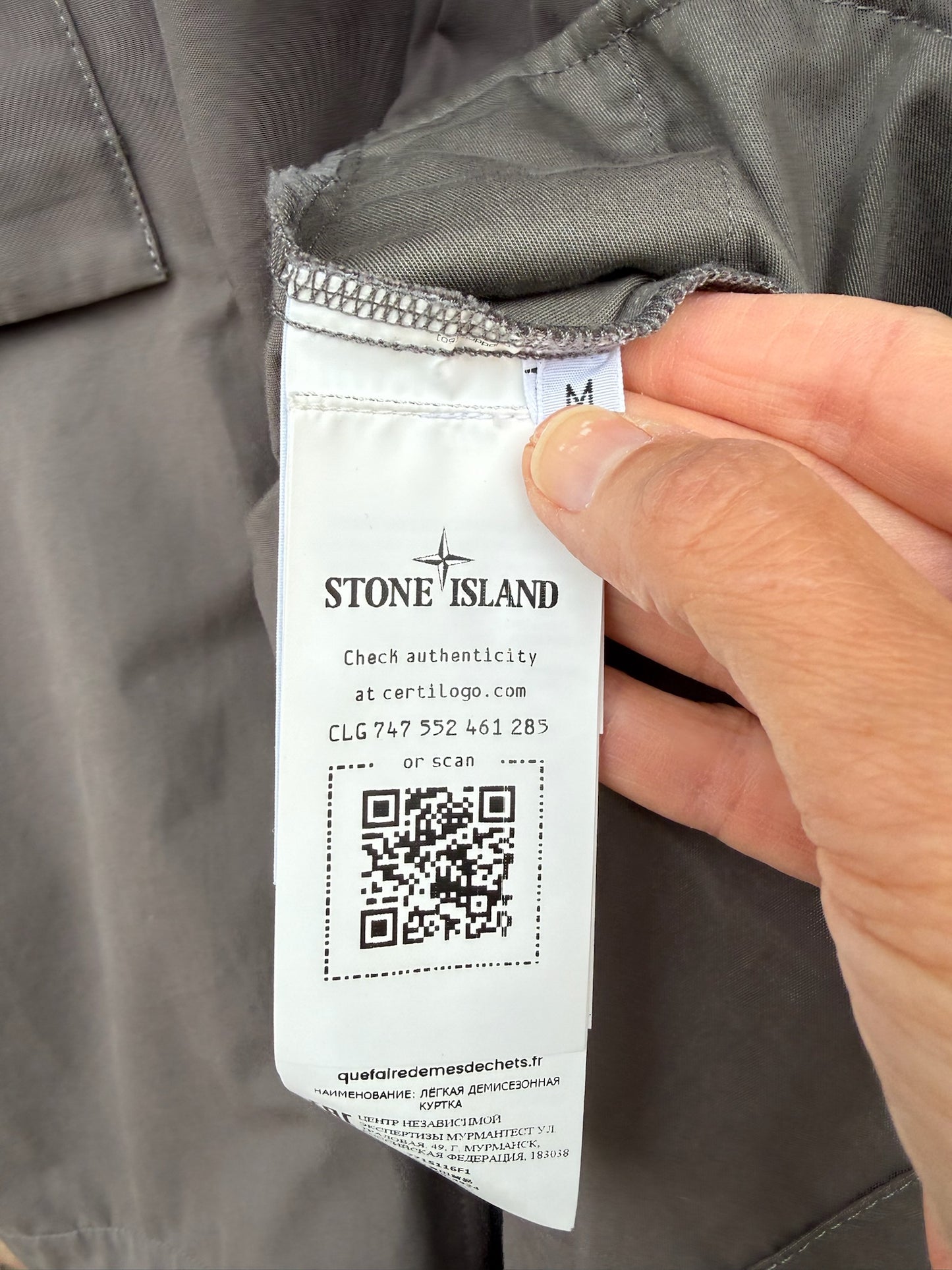 Stone Island O-Ventile Ghost Overshirt - M