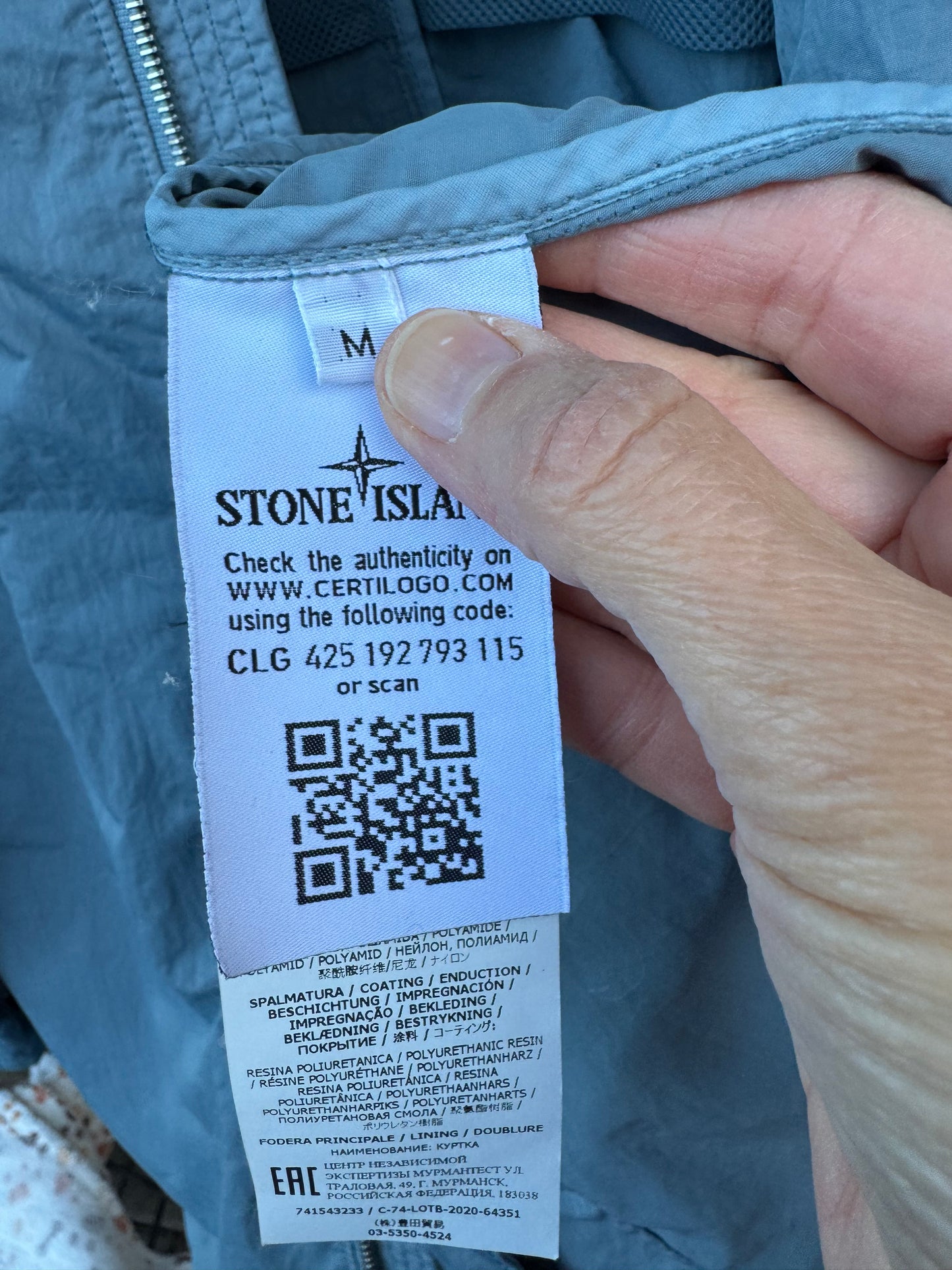 Stone Island Nylon Batavia-TC Jacket - M