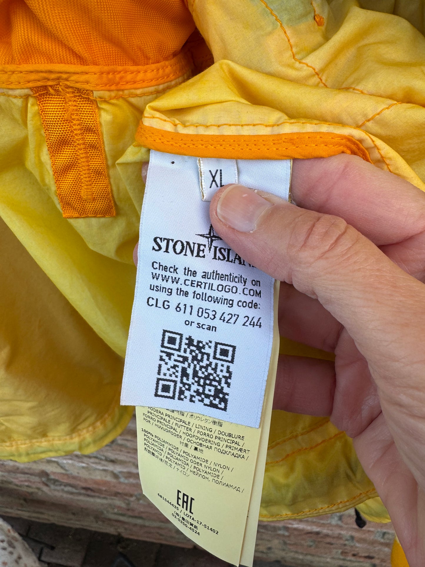 Stone Islan Resin Poplin-TC Jacket - XL