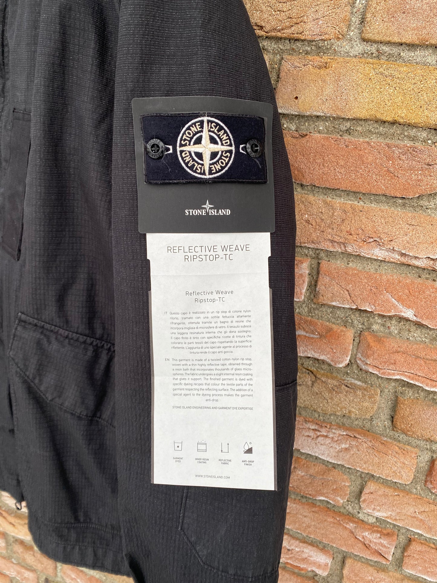 Stone Island Reflective Weave Ripstop-TC Jacket - XL
