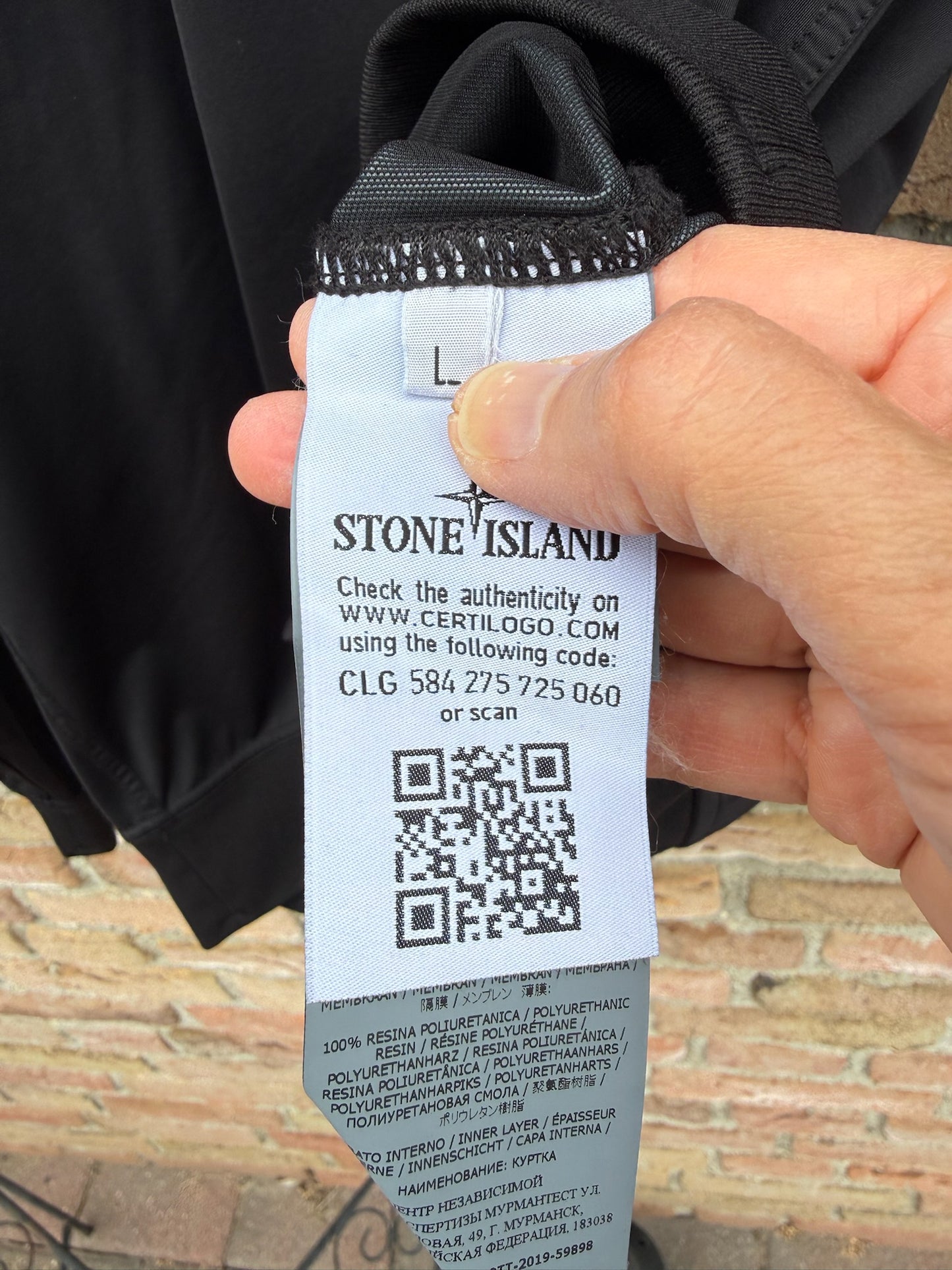 Stone Island Shadow Project Light Nylon-R Pullover - L