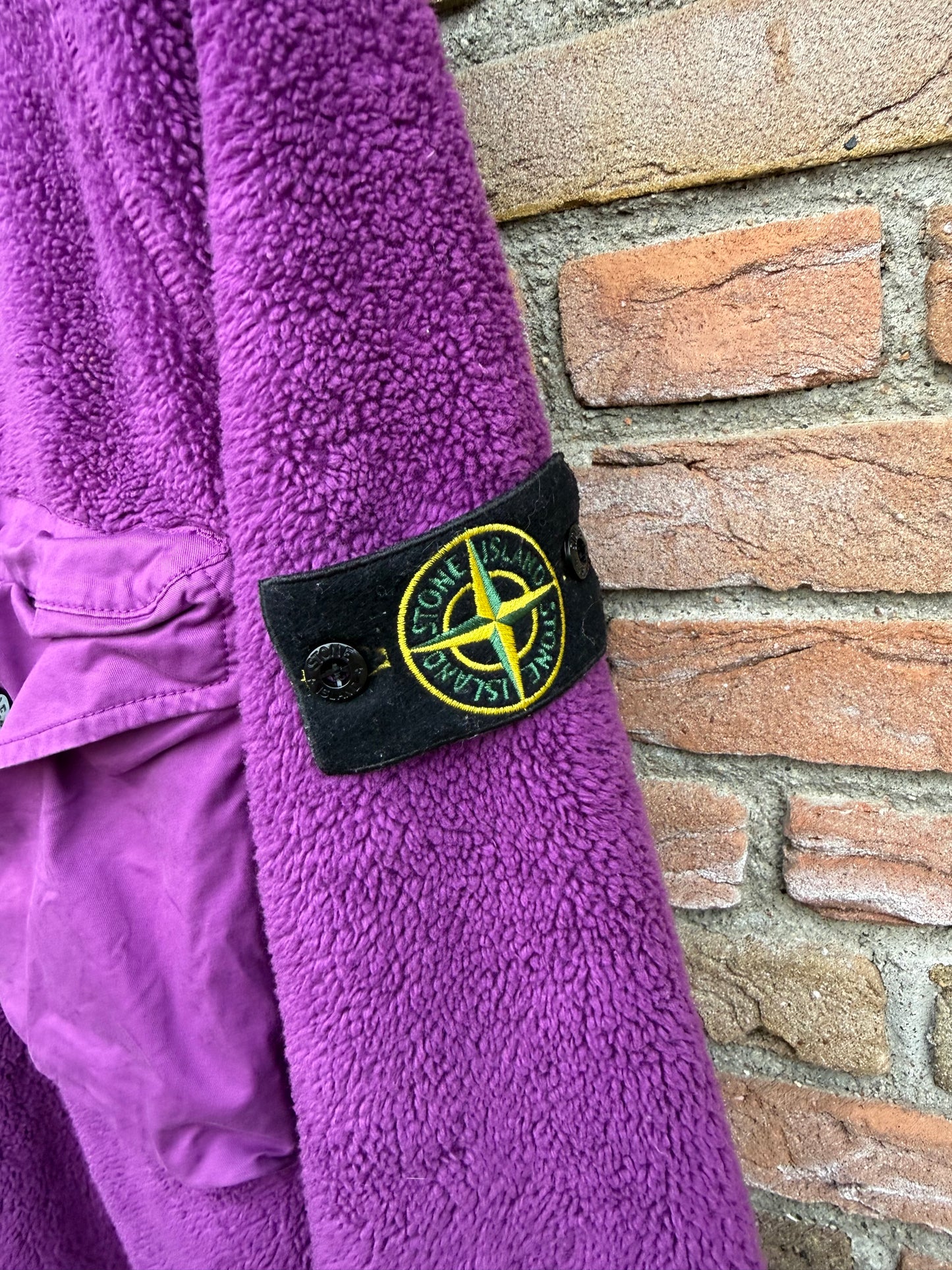 Stone Island Teddy Fleece Jacket - M