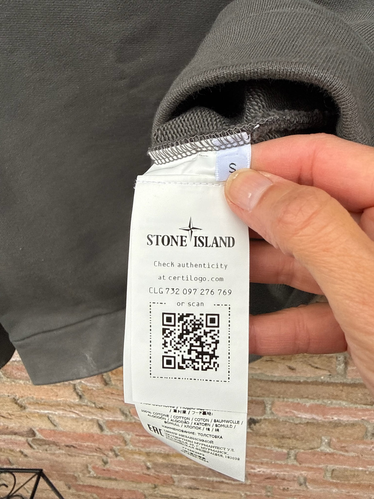 Stone Island Ghost Hoodie - S