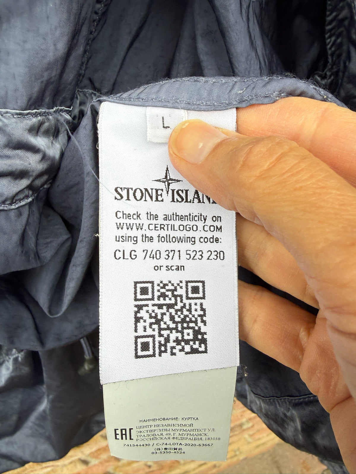 Stone Island Nylon Raso-TC Jacket - L