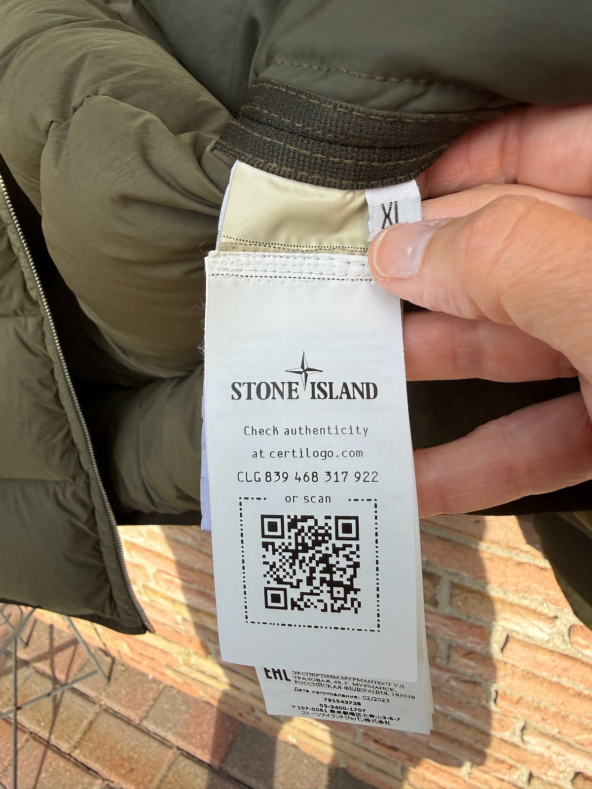 Stone Island Seamless Tunnel Nylon Down-TC Jacket - XL
