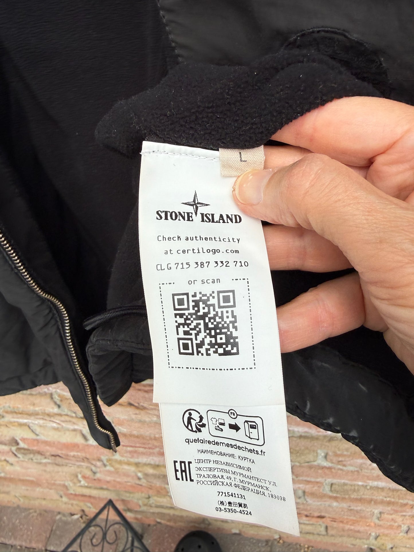 Stone Island David Light-TC with Micropile Jacket - L