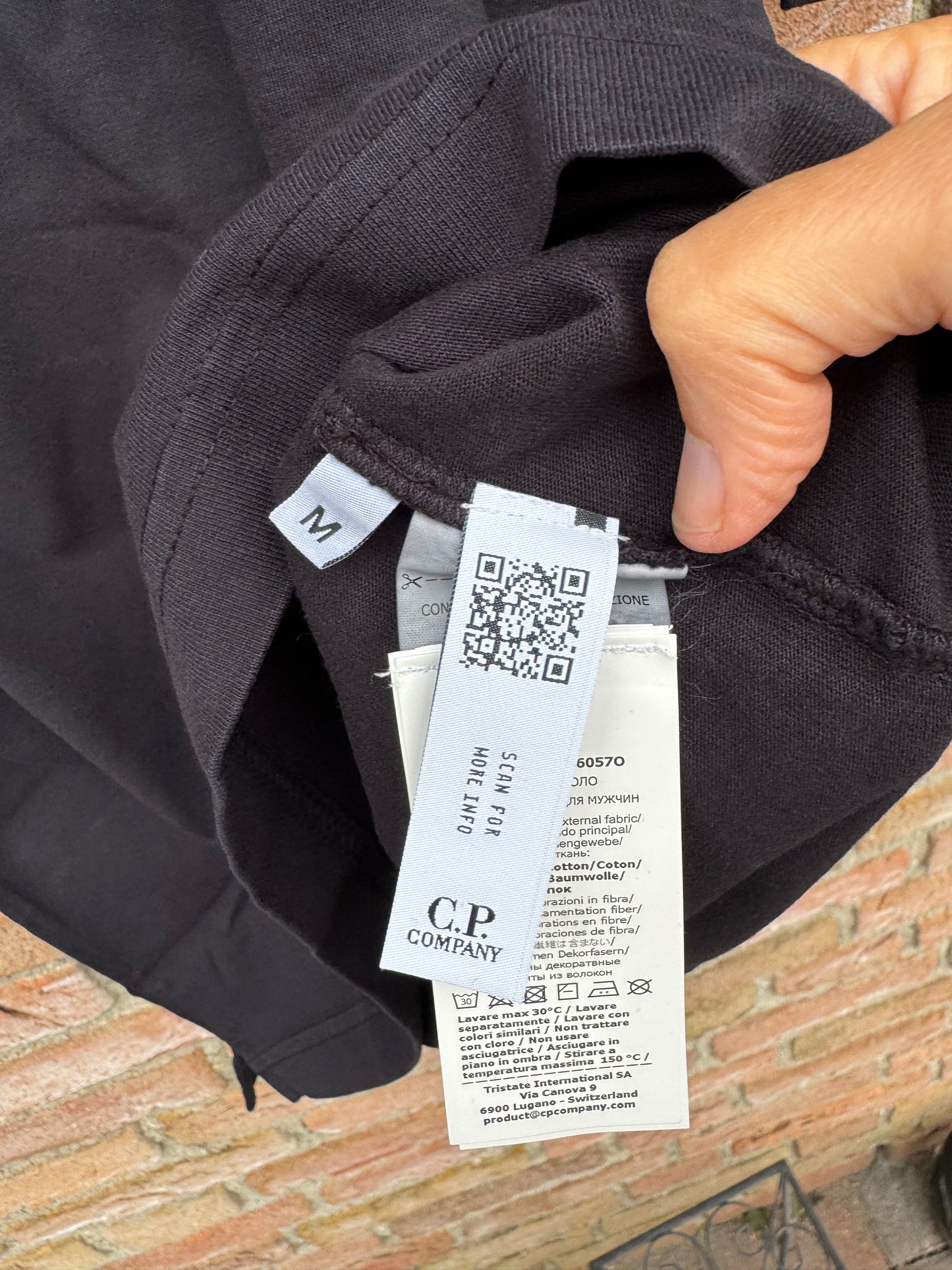 C.P. Company Half Zip Poloshirt - M