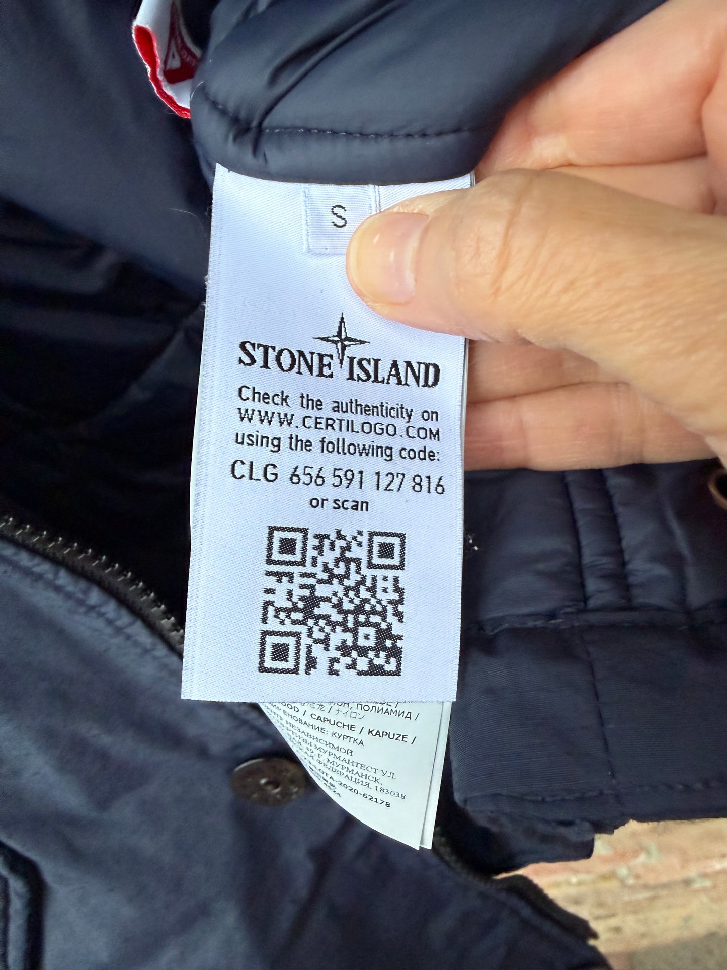 Stone Island Naslan Light Watro Primaloft Jacket - S