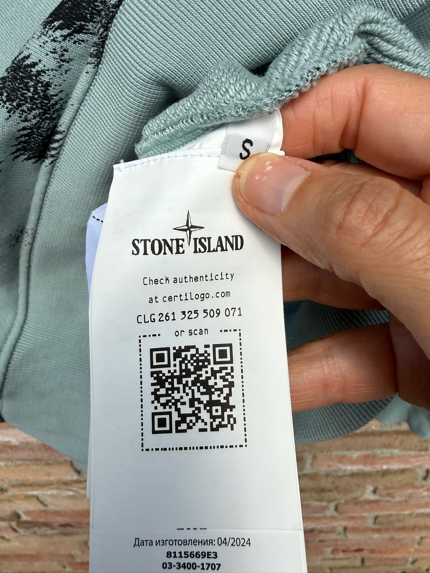 Stone Island Earth Mapping Camo Sweatshirt - S