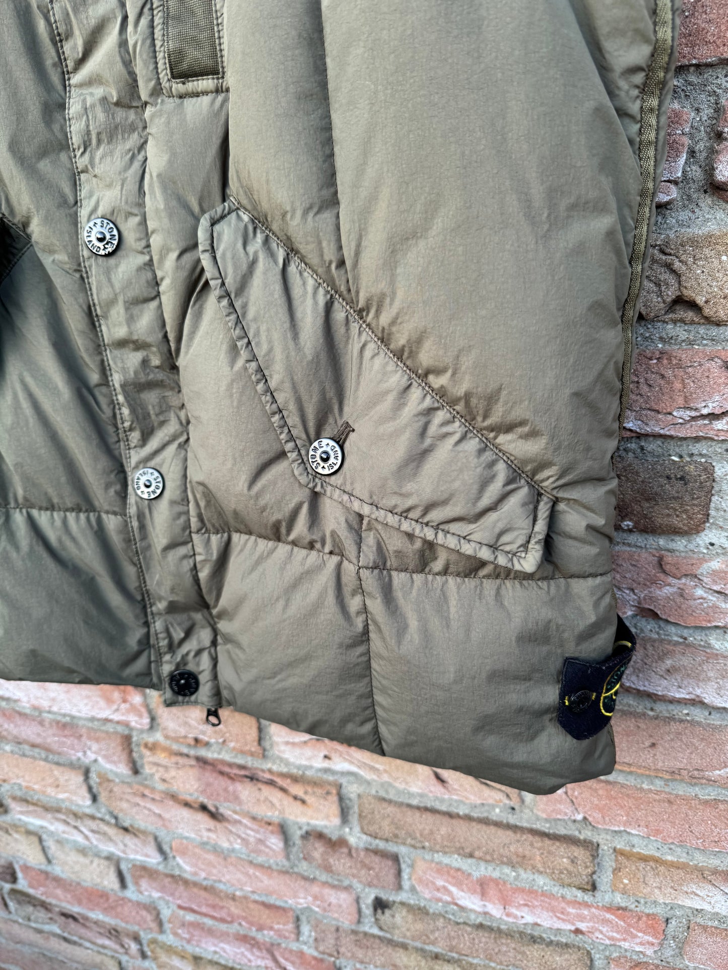 Stone Island Crinkle Reps Down Gilet - XXL