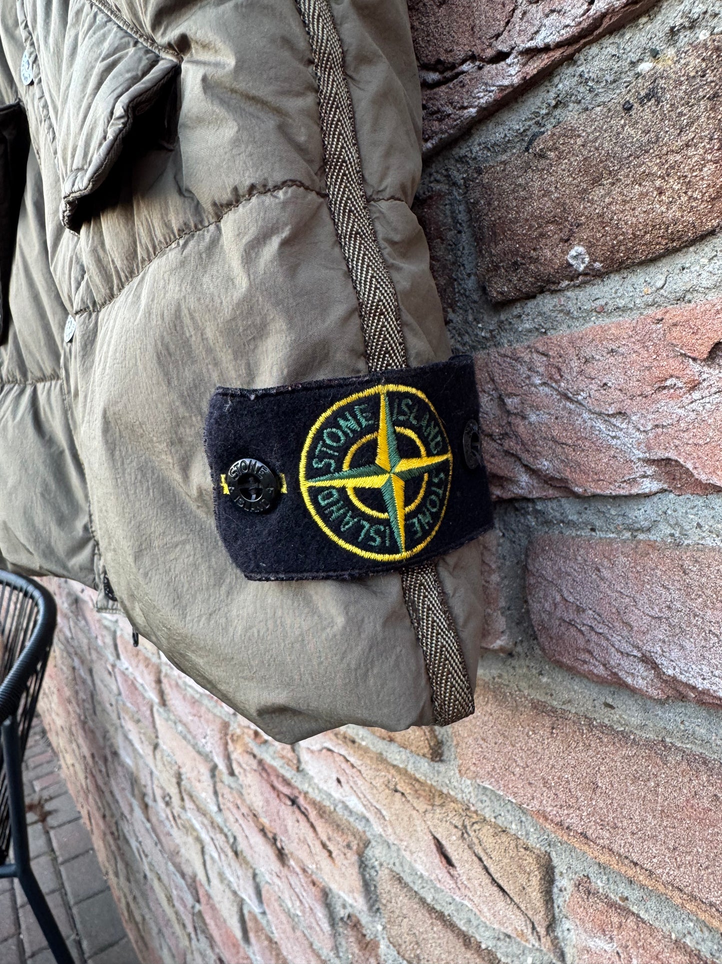 Stone Island Crinkle Reps Down Gilet - XXL