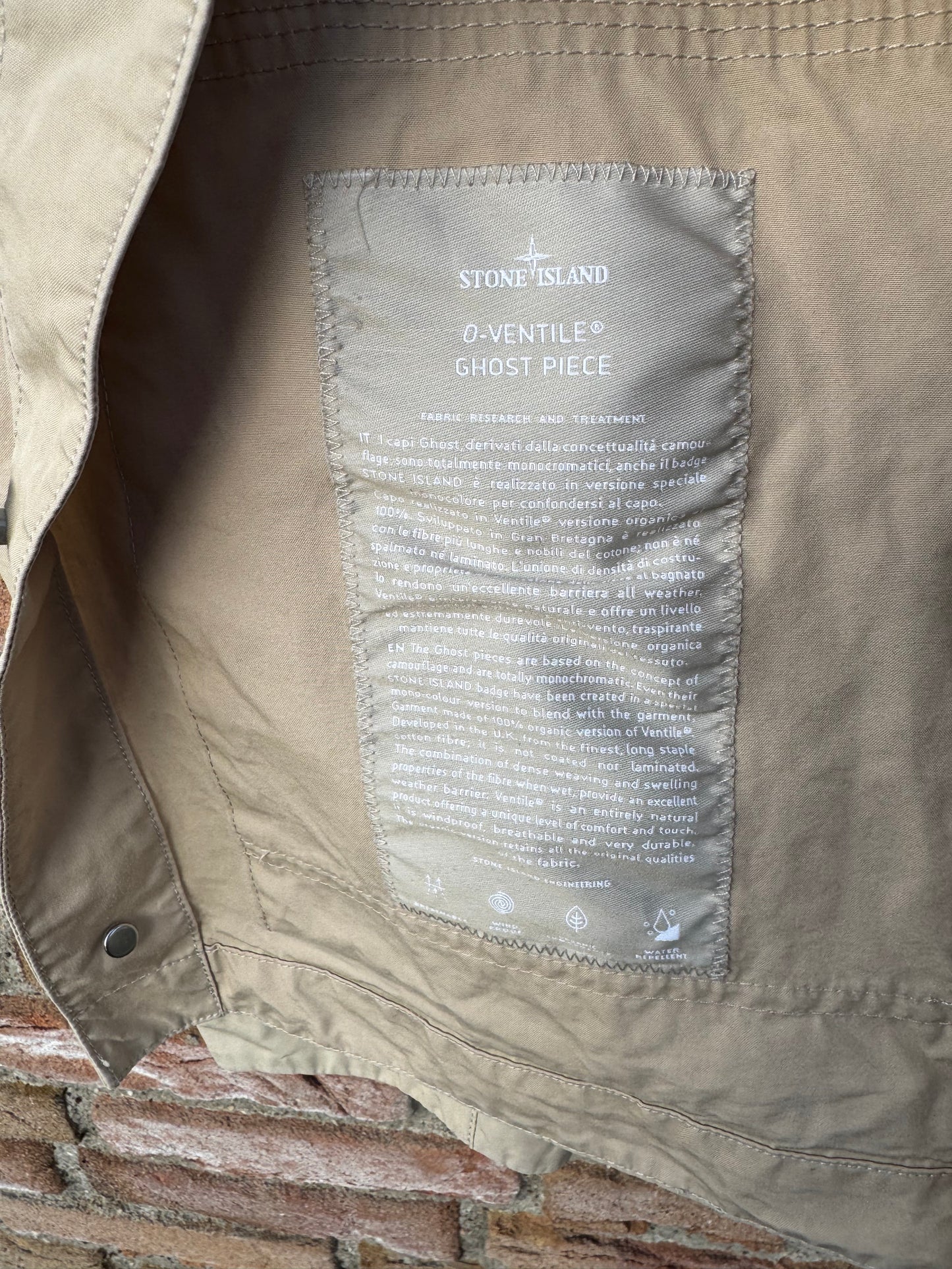 Stone Island O-Ventile Ghost Jacket - M