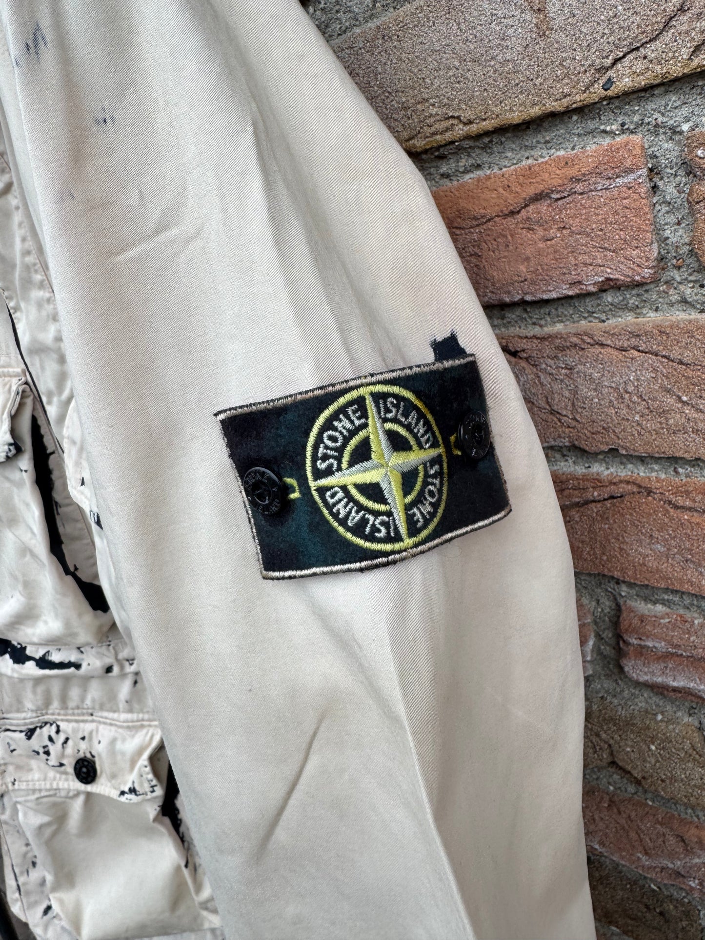 Stone Island Hand Corrosion on Raso Jacket - L