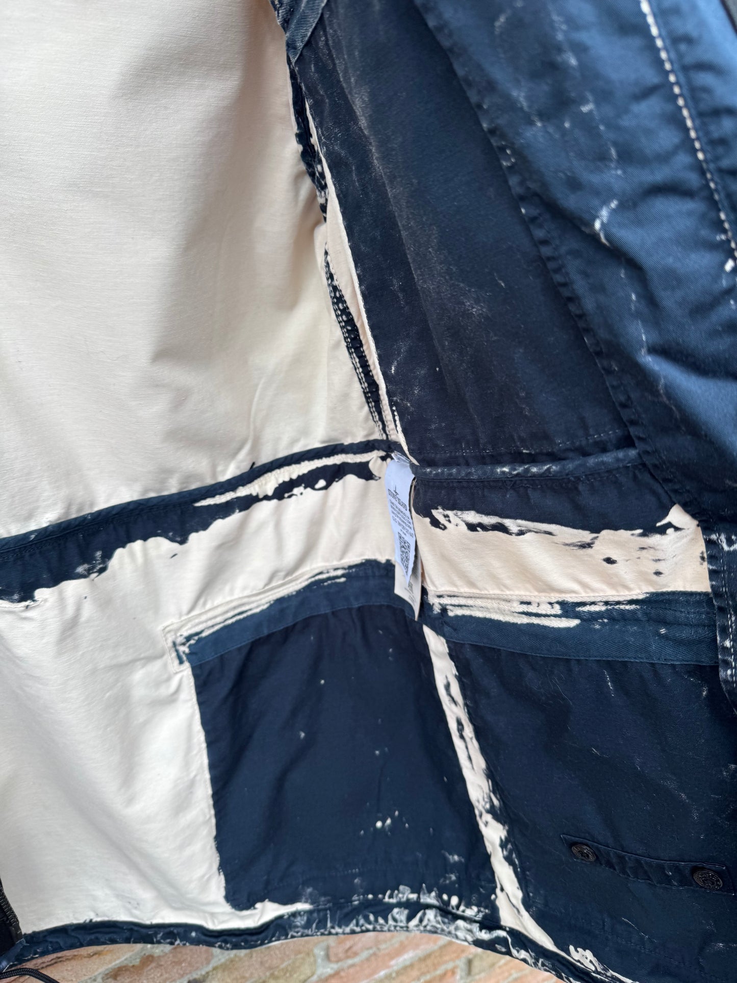 Stone Island Hand Corrosion on Raso Jacket - L