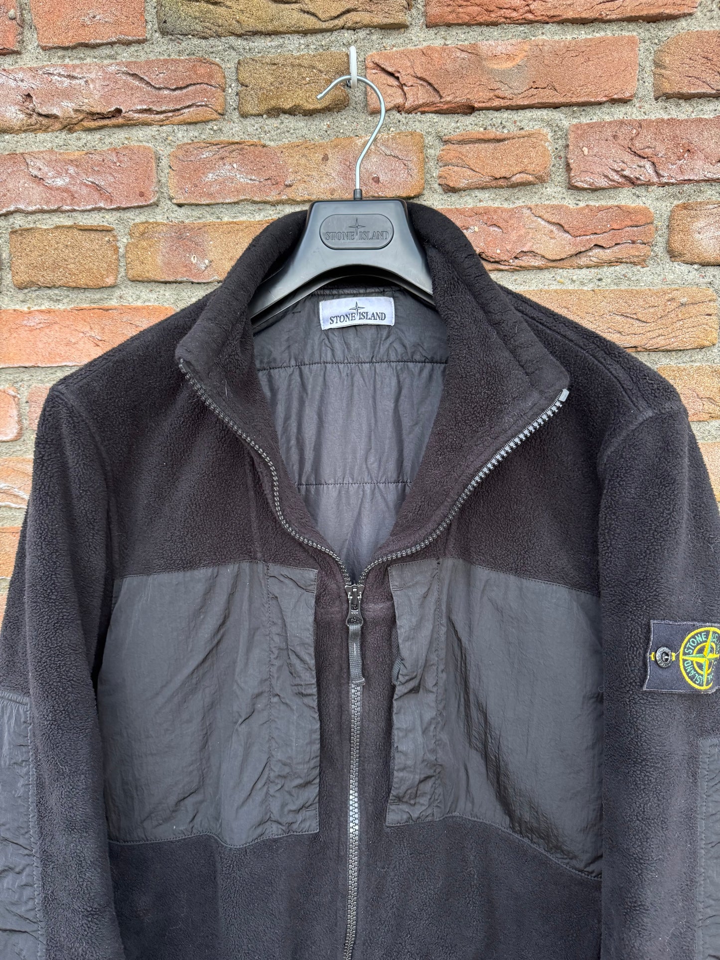 Stone Island Cotton Pile with Nylon-TC Jacket - S