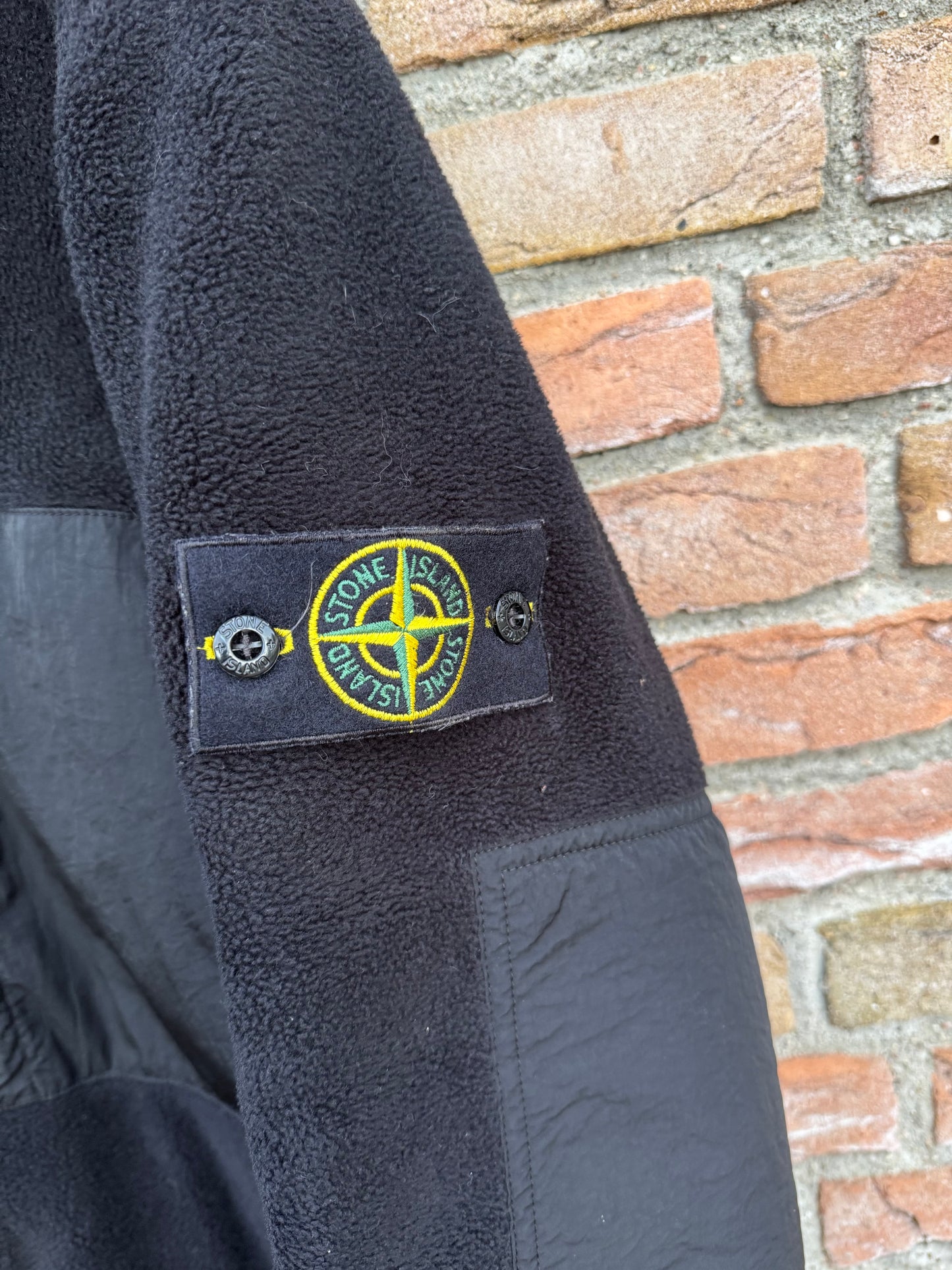 Stone Island Cotton Pile with Nylon-TC Jacket - S