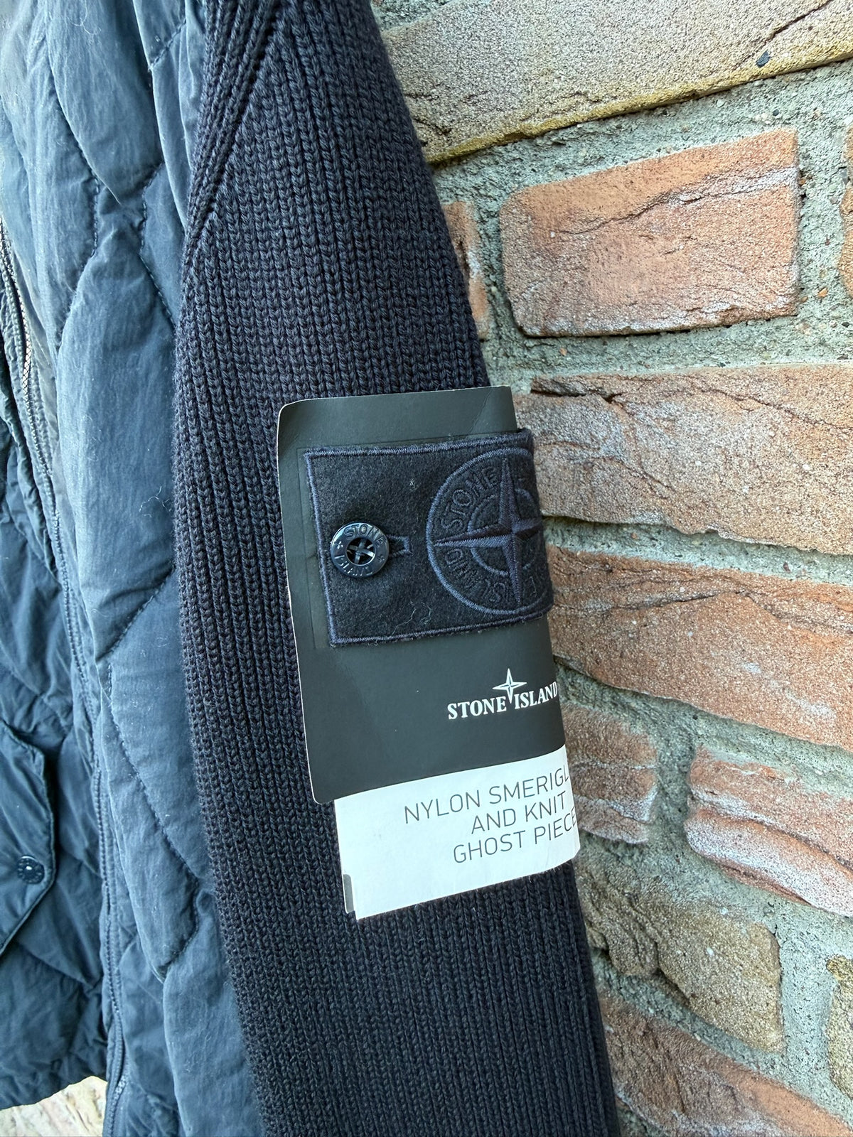 Stone Island Nylon Smerigliato and Knit Ghost Jacket - XL
