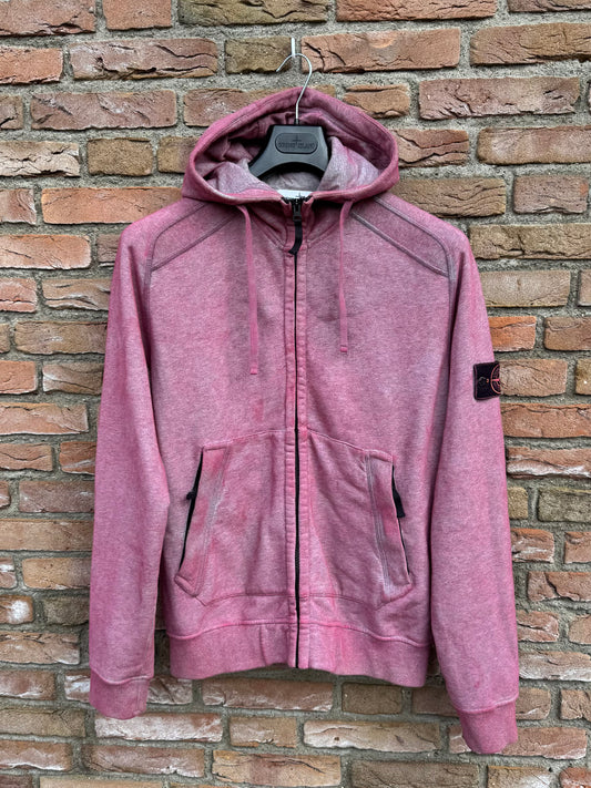 Stone Island Dust Zipped Hoodie - M