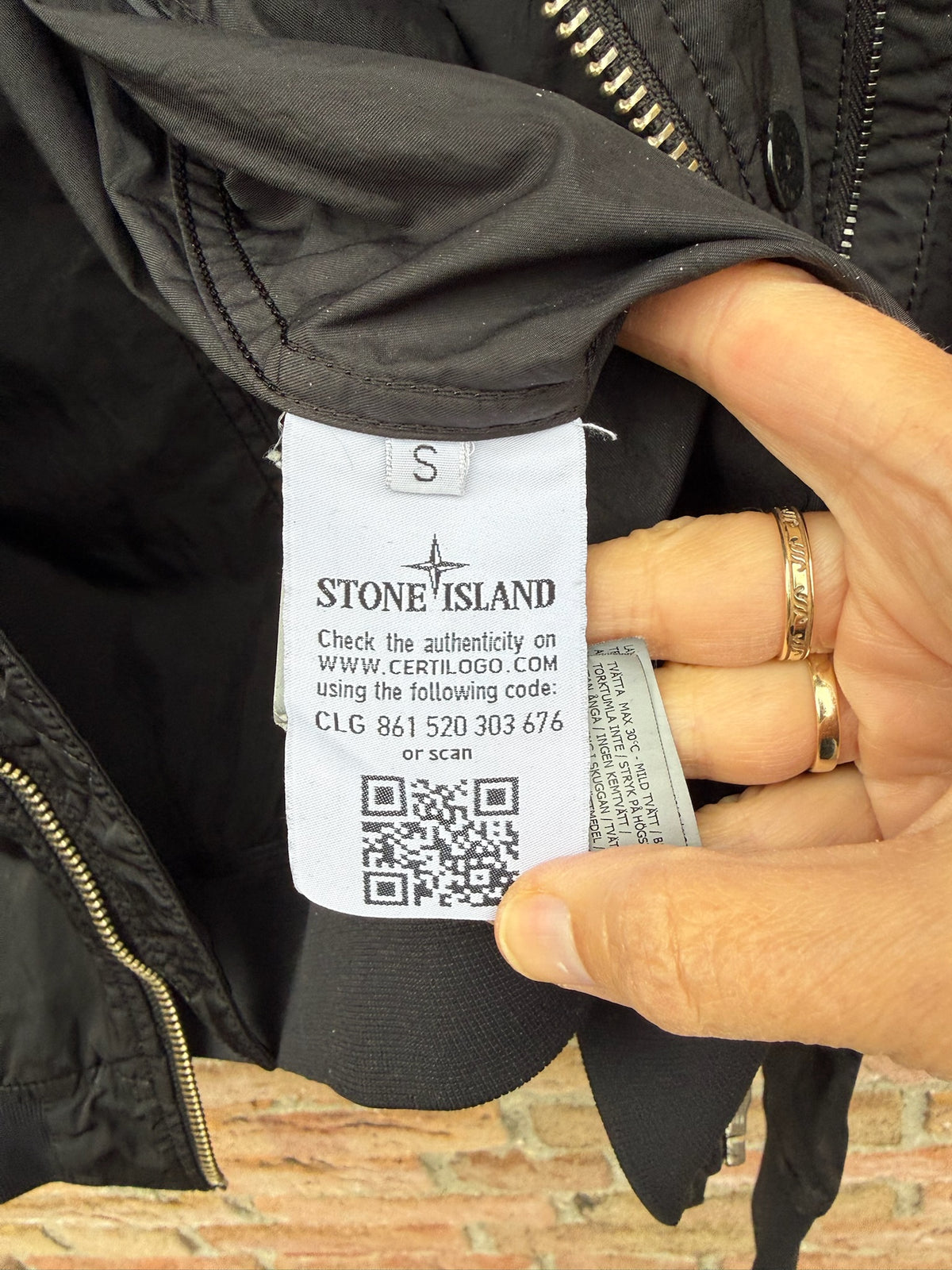 Stone Island Shadow Project Hollowcore Metal Jacket - S