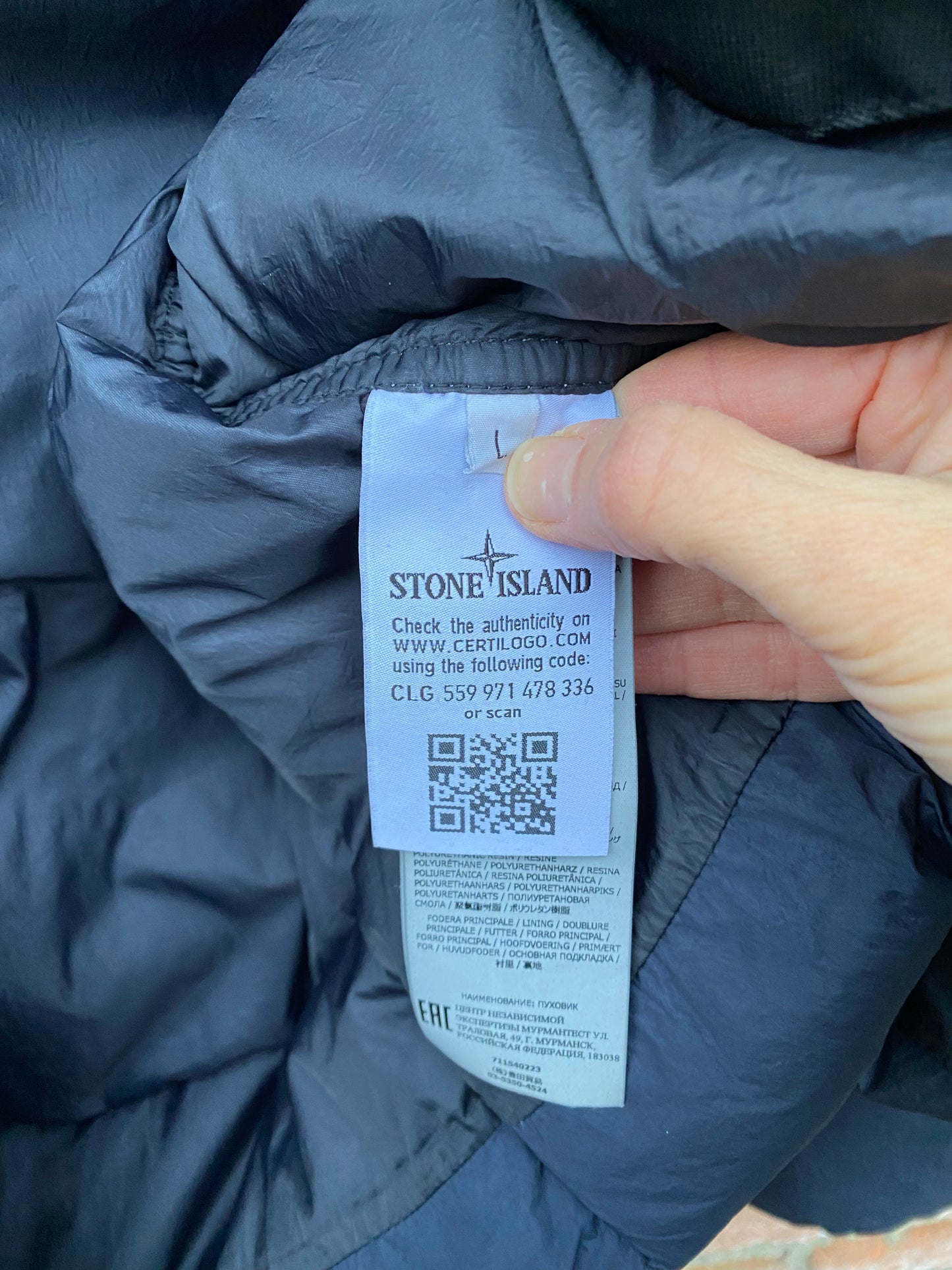 Stone Island Daunenjacke - L