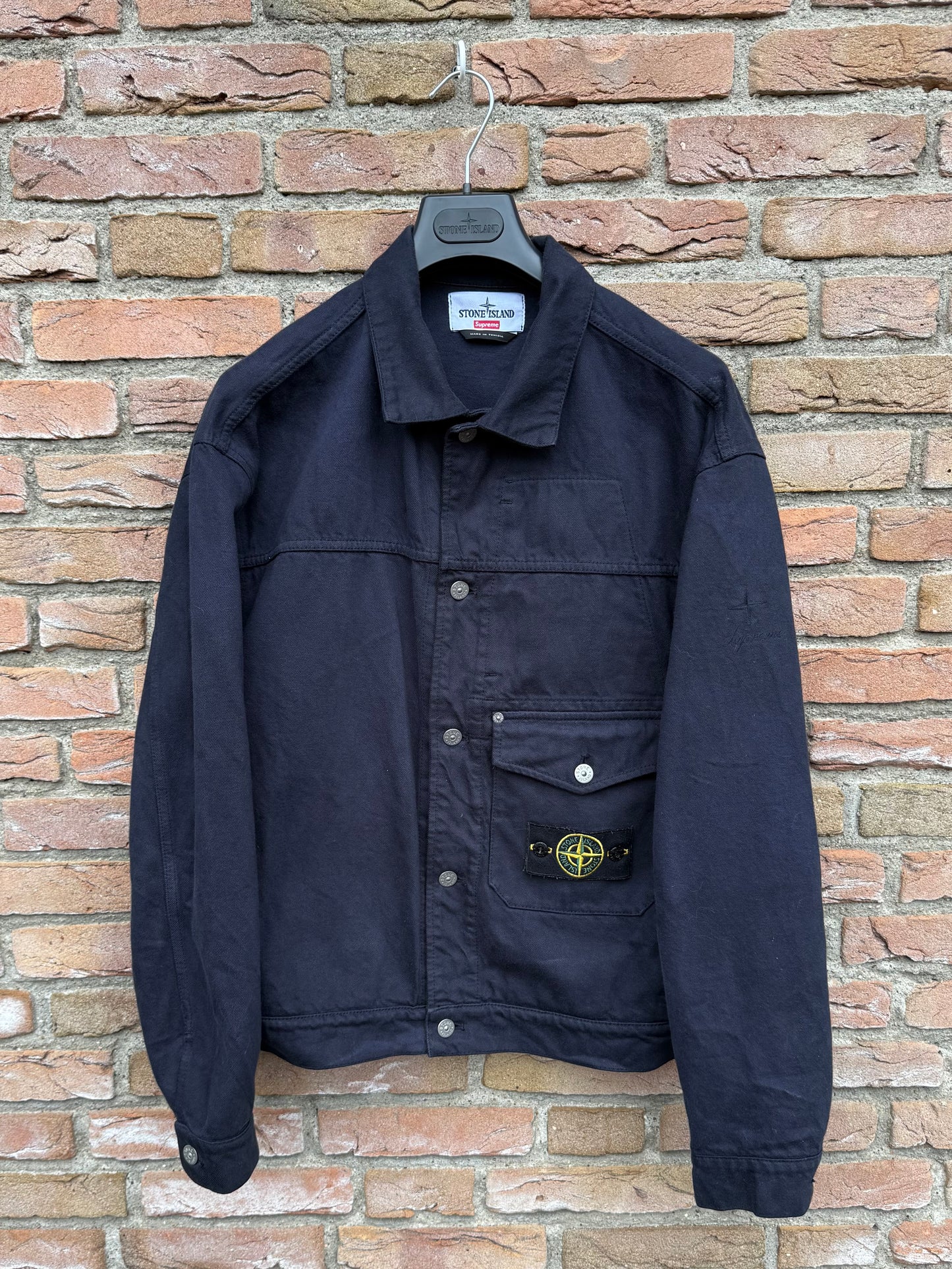 Stone Island x Supreme Bull Denim-TC Jacket - M