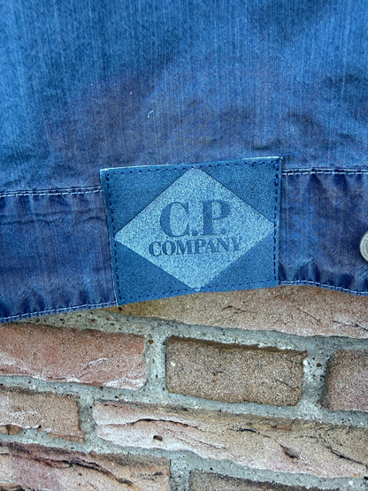 C.P. Company 50 Fili Indigo Bleached Goggle Jacket - L