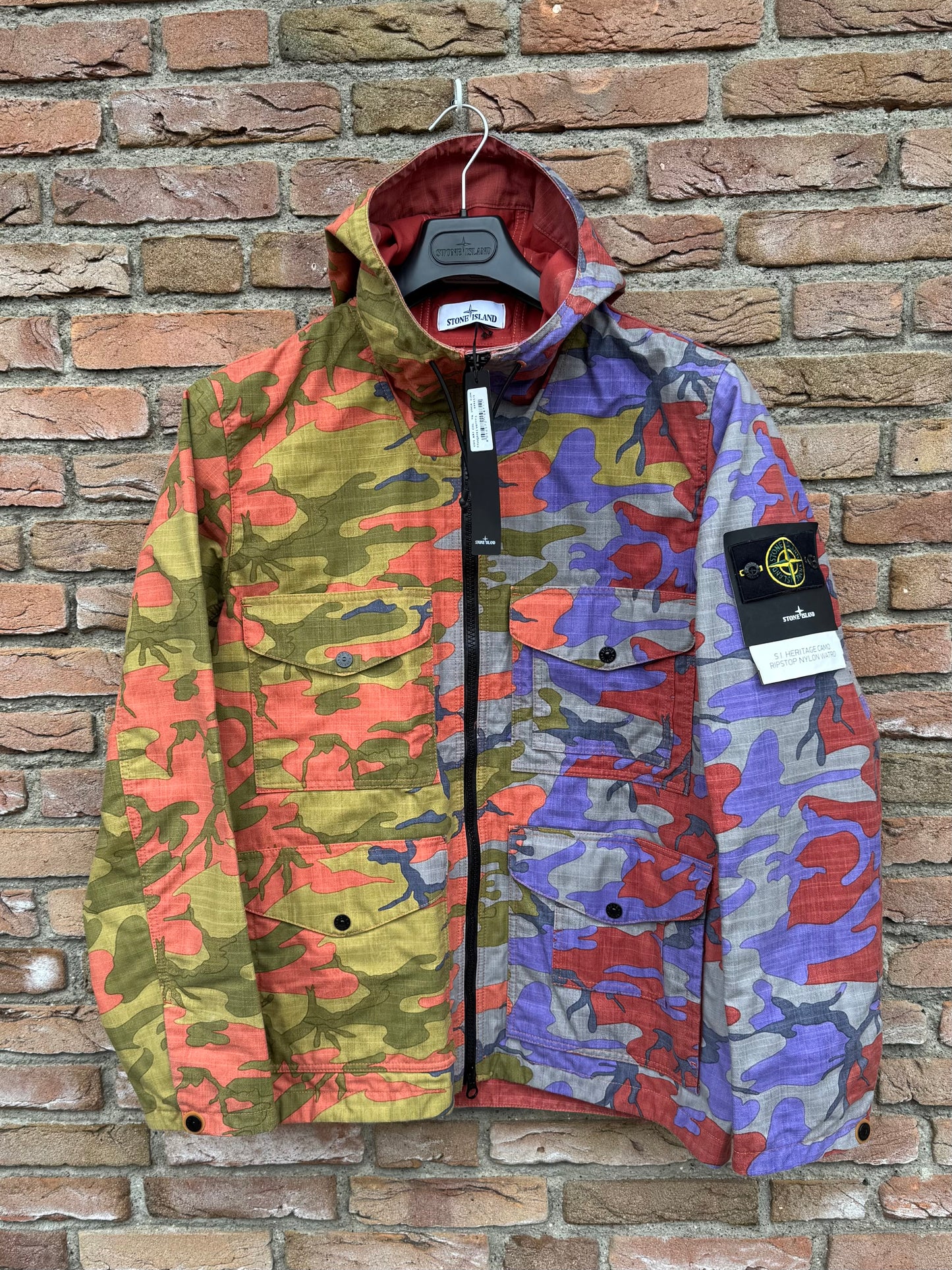 Stone Island Heritage Camo Nylon Jacket - L