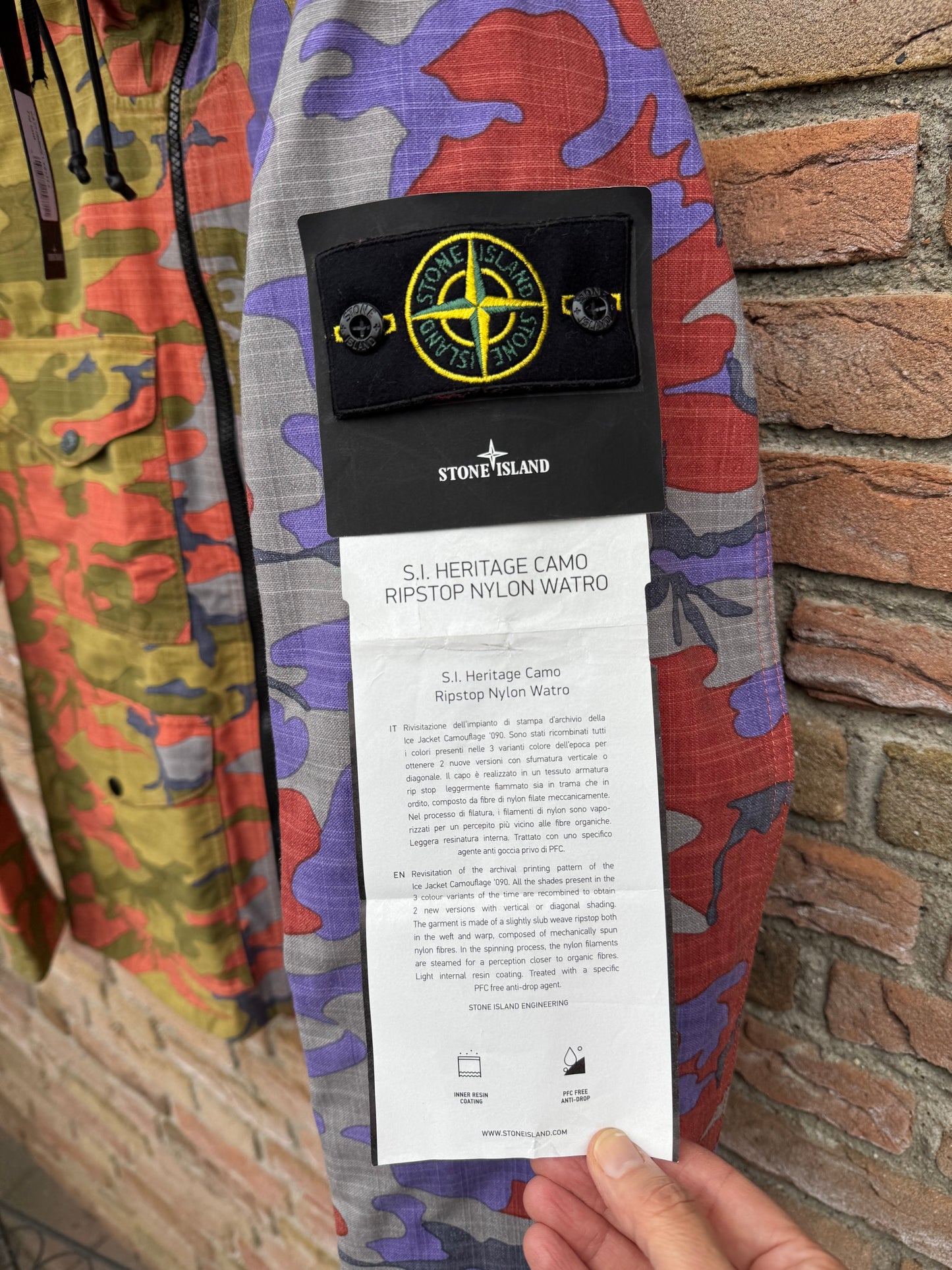 Stone Island Heritage Camo Nylon Jacket - L