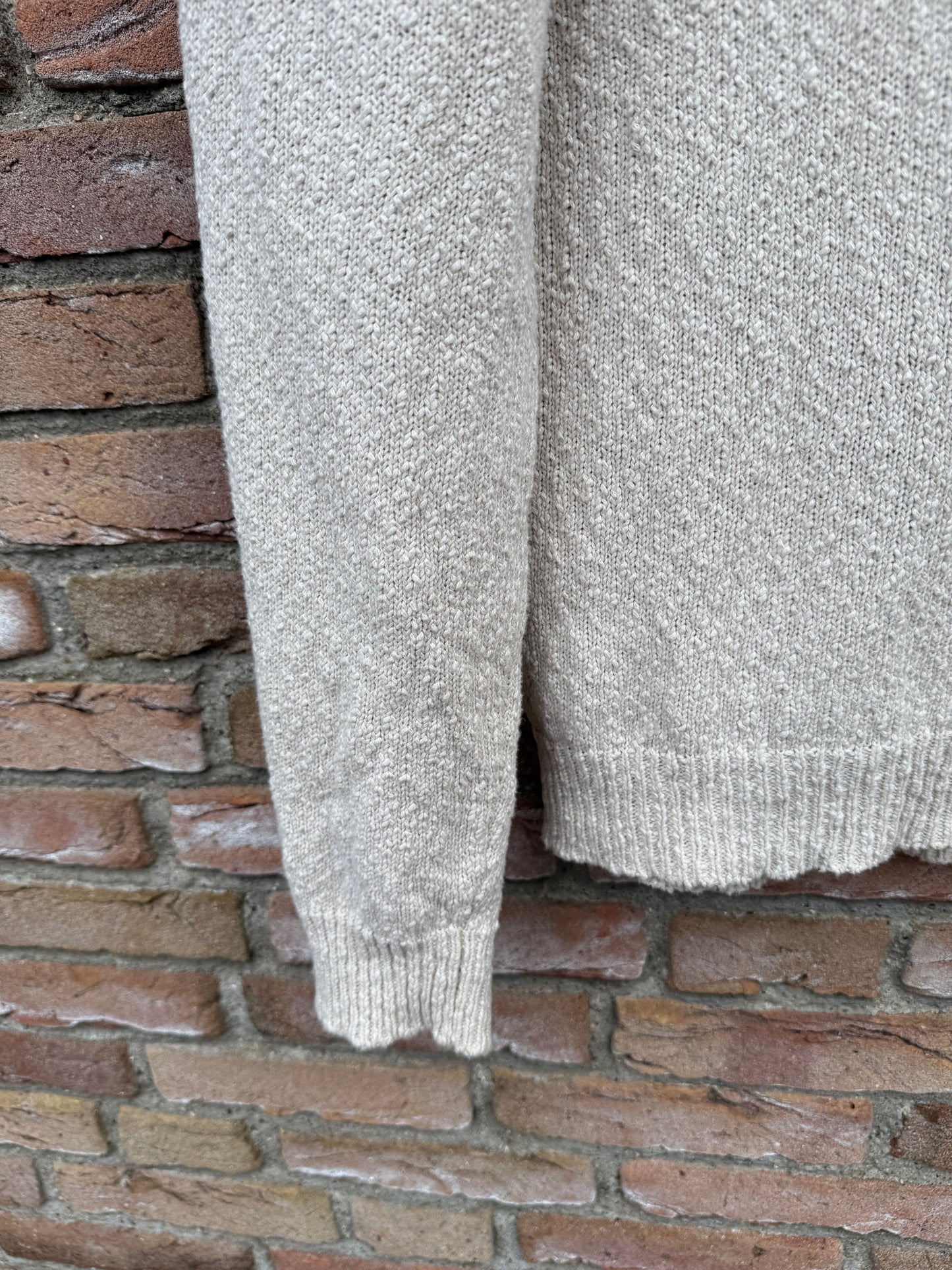 Stone Island Zip Knit Pullover - M