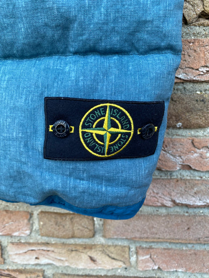 Stone Island Lino Resinato Daunenweste - M