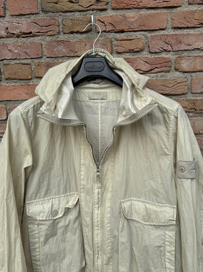 Stone Island 50 Fili Resinata Ghost Parka - L