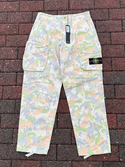 Stone Island x Supreme Ice Camo Cargos - W32