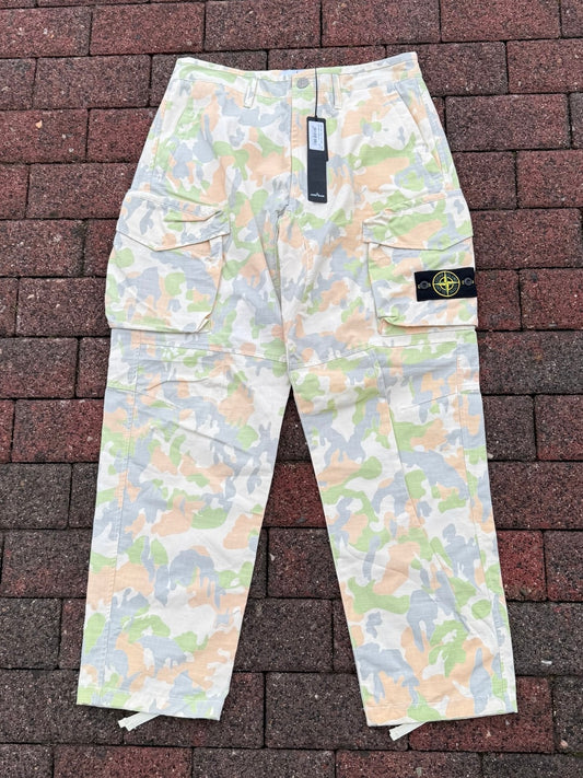 Stone Island x Supreme Ice Camo Cargos - W32