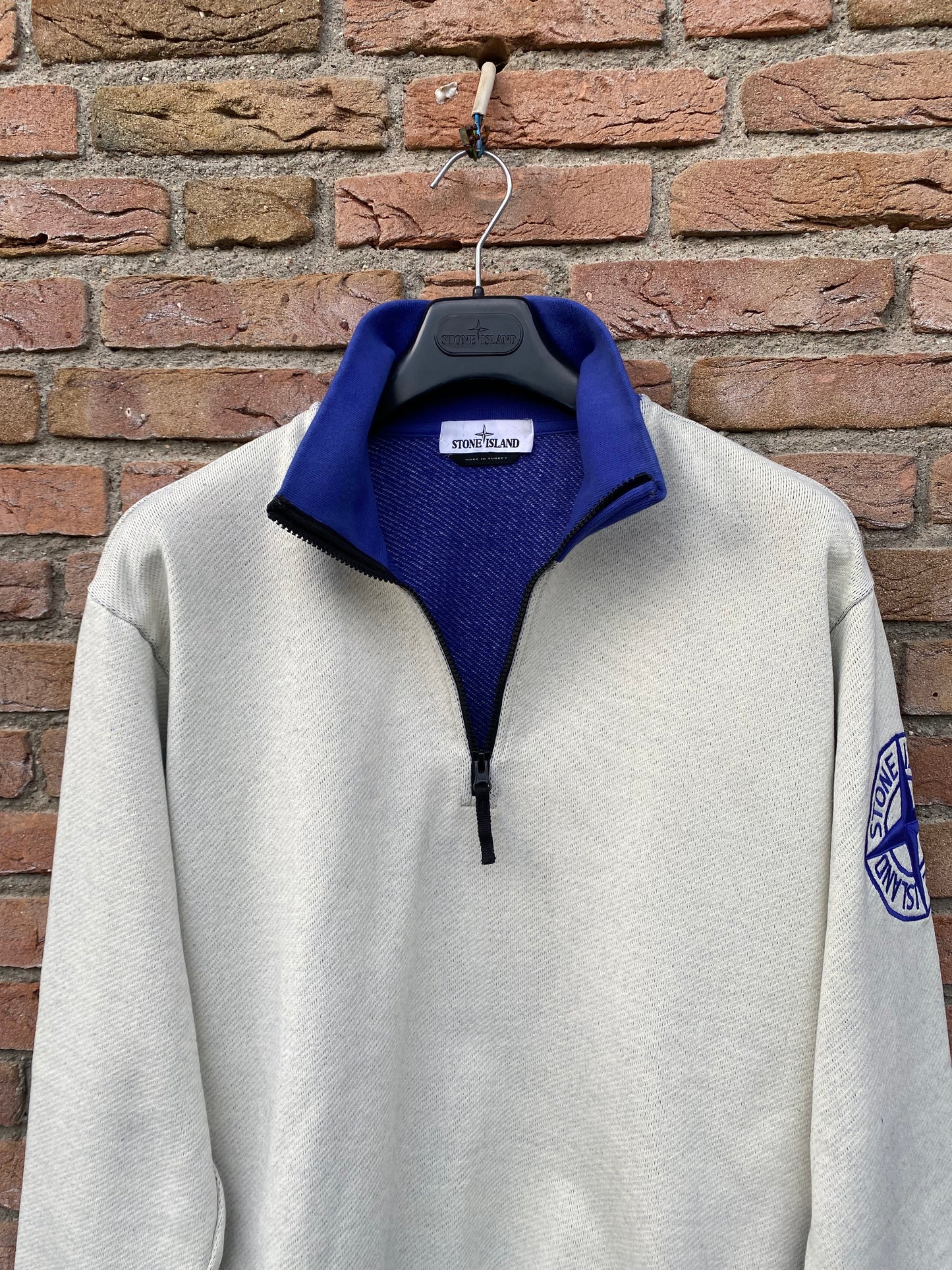 Stone Island Zip Sweatshirt - L