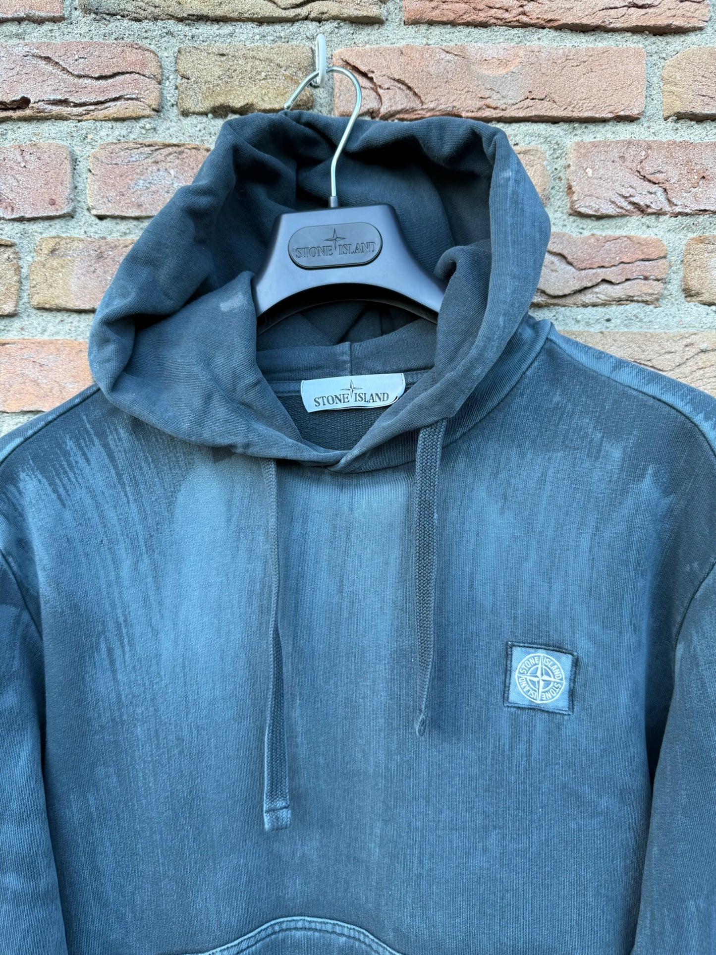 Stone Island Hand Brushed Hoodie - M