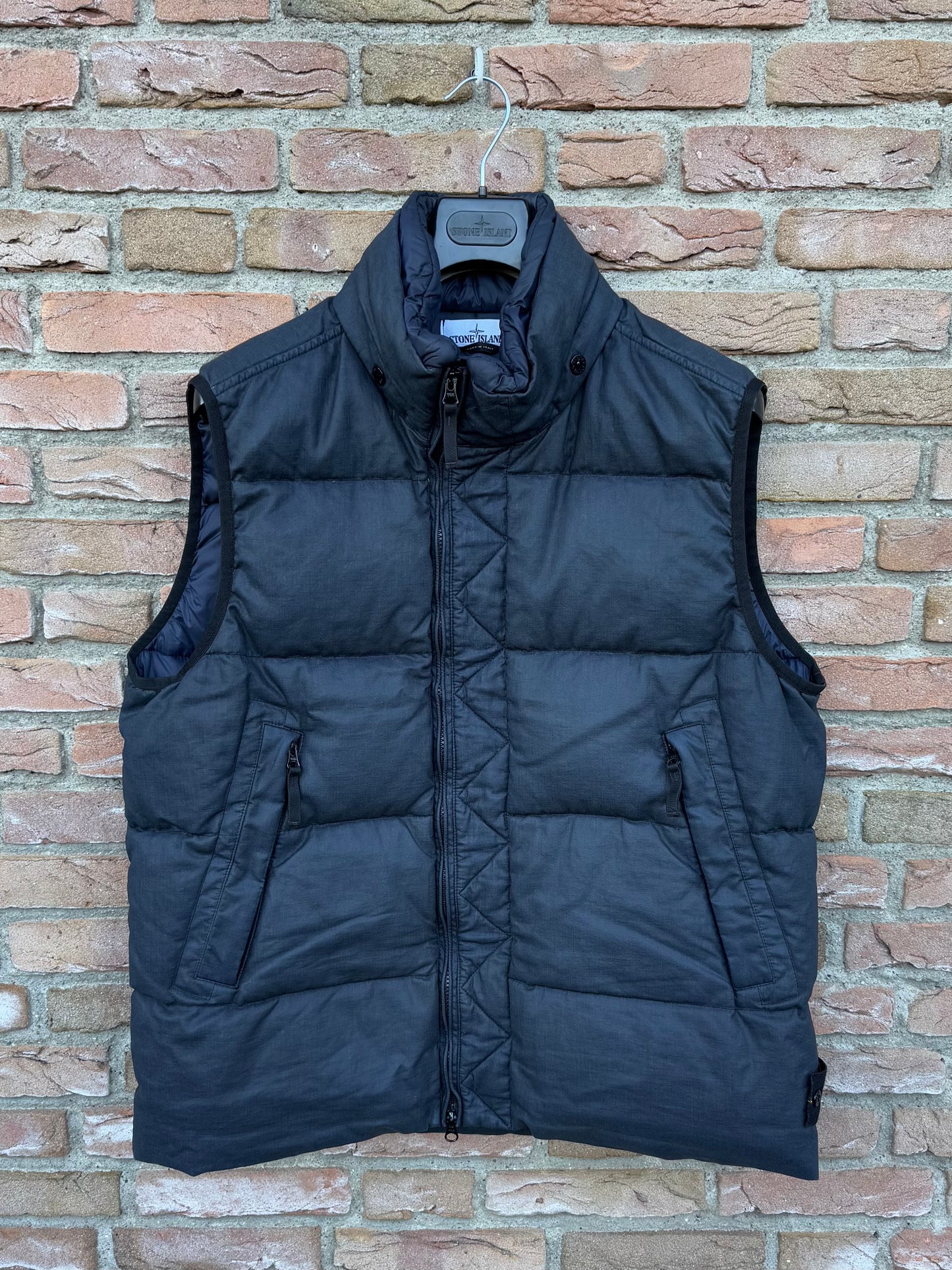 Stone Island Lino Resinato Down-TC Gilet - XXL